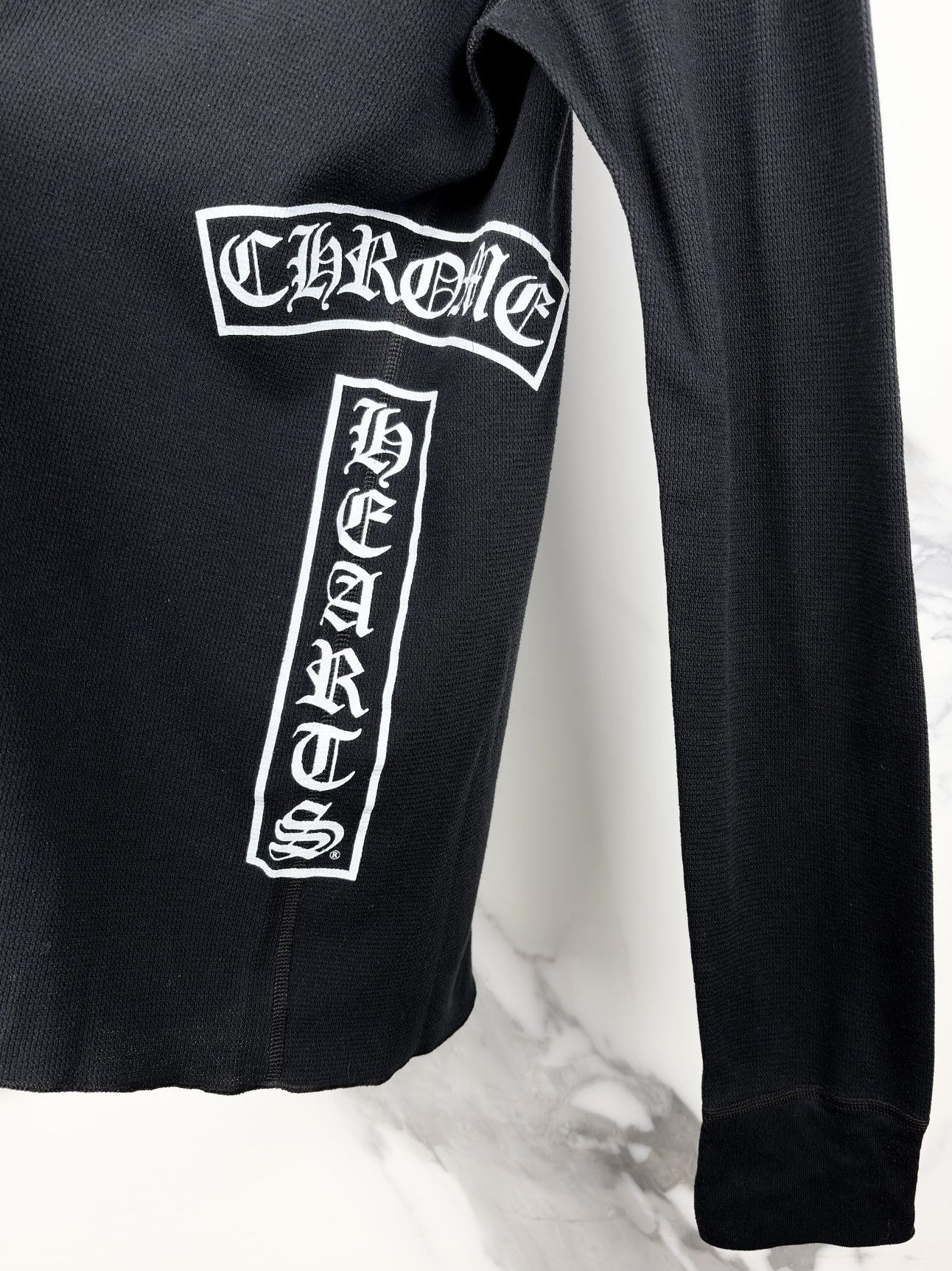 Chrome Hearts Chrome Hearts Vintage T Bar Fleur Thermal Longsleeve Shirt Size US XXL / EU 58 / 5 - 4 Thumbnail