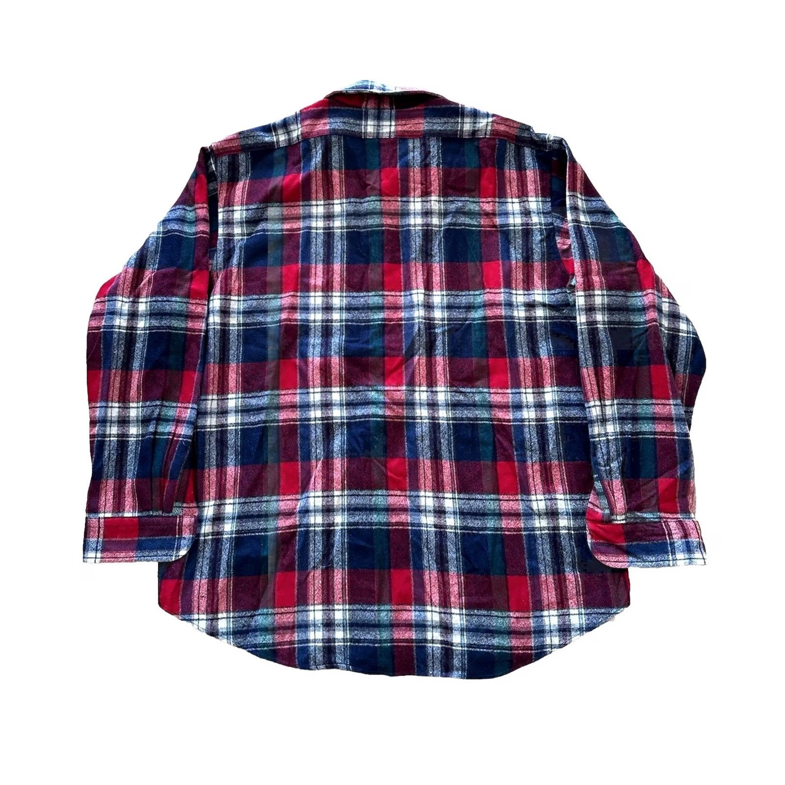 Pendleton VINTAGE Pendleton 100% Virgin Wool Shirt Mens XL Blue Plaid Made In USA 80’s Board Shirt Button-Up Long Sleeve Size US XL / EU 56 / 4 - 7 Thumbnail