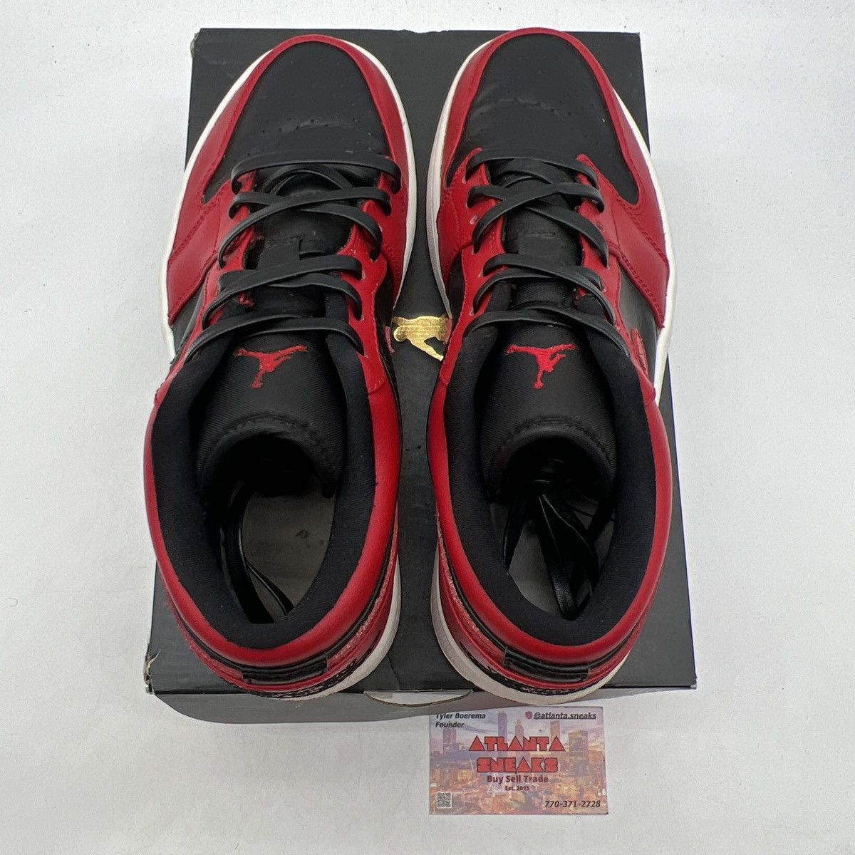 Nike Air Jordan 1 Low Reverse Bred Size US 8 / EU 41 - 7 Thumbnail