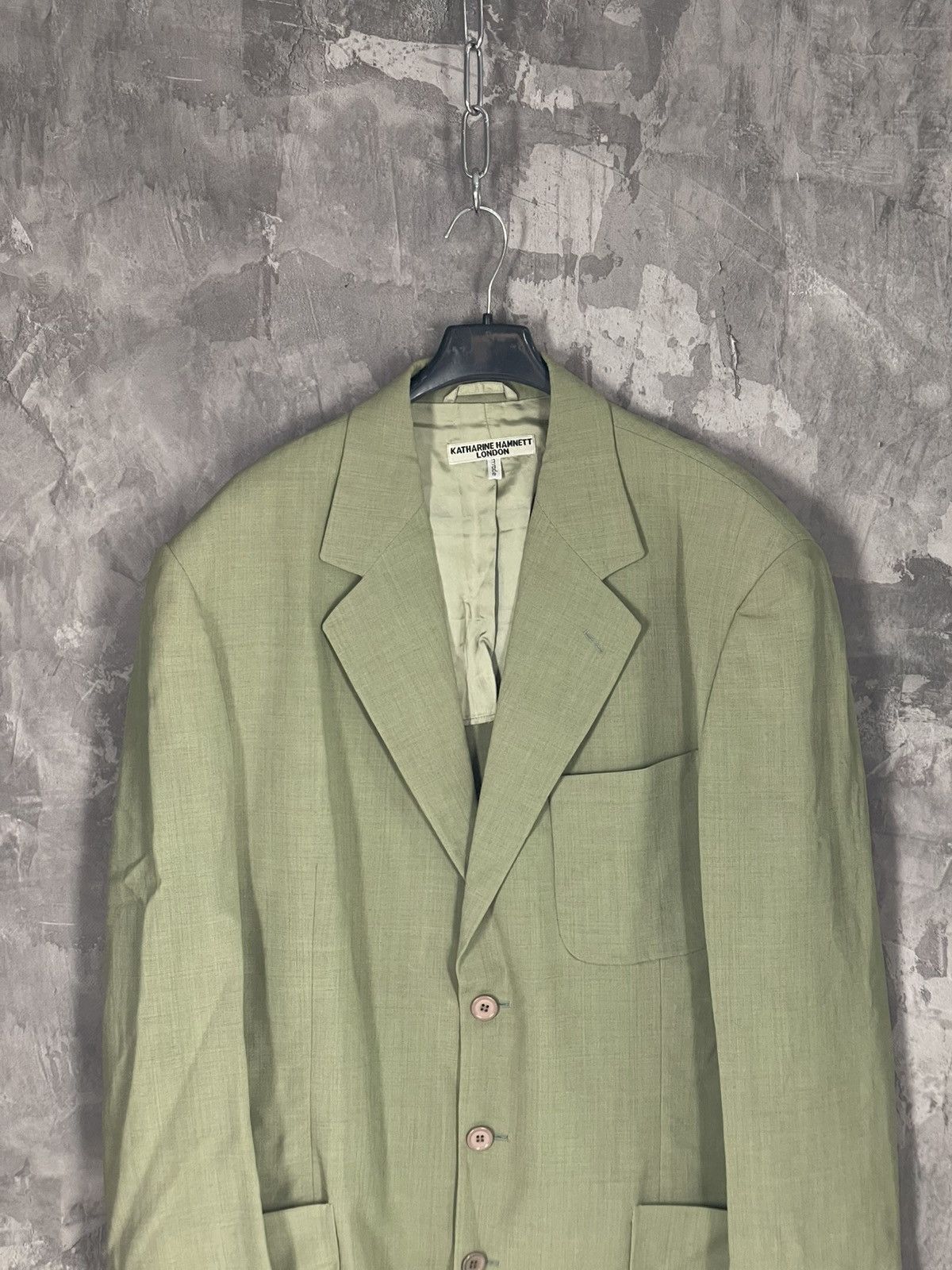Katharine Hamnett London Katharine Hamnett London Luxury Wool Blazer Size US L / EU 52-54 / 3 - 2 Thumbnail