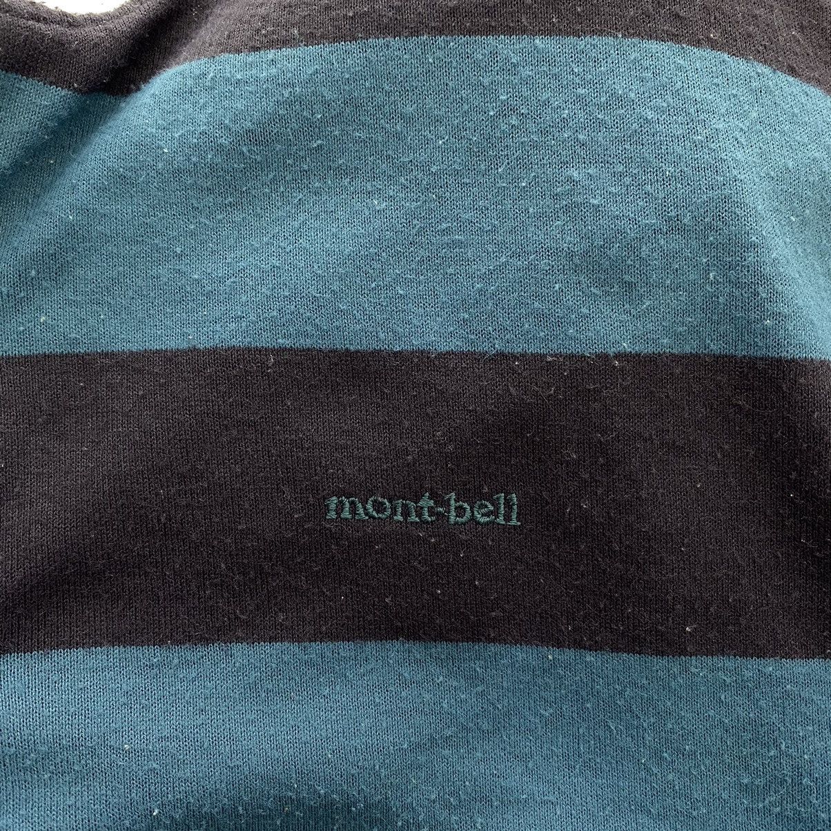 Montbell Vintage 90s MONTBELL Outdoor Blue Stripes Collar Long Sleeve Size US L / EU 52-54 / 3 - 3 Thumbnail