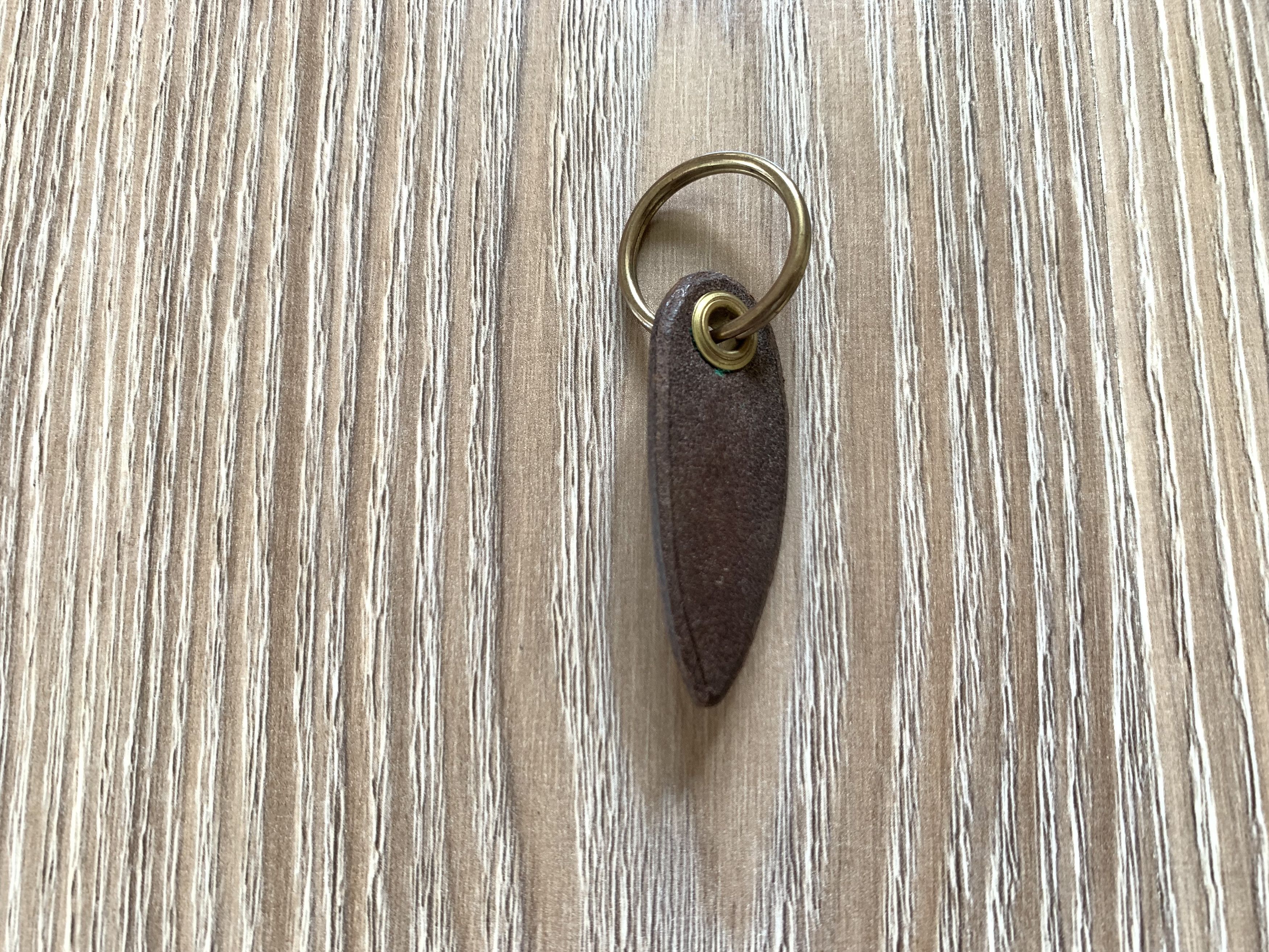 Handmade Leather Keychain With Rune Embossing Size ONE SIZE - 3 Thumbnail