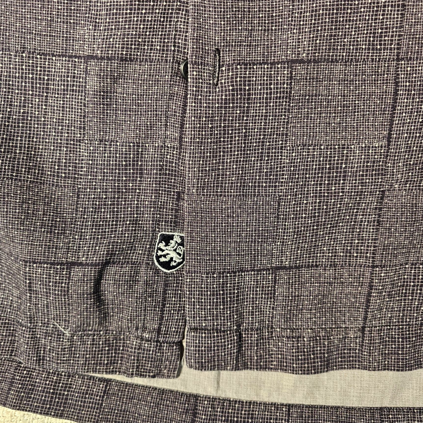 Nat Nast VINTAGE Nat Nast Luxury Originals Mens Gray Silk Blend Button Up Shirt Size 2XL Size US XXL / EU 58 / 5 - 4 Thumbnail