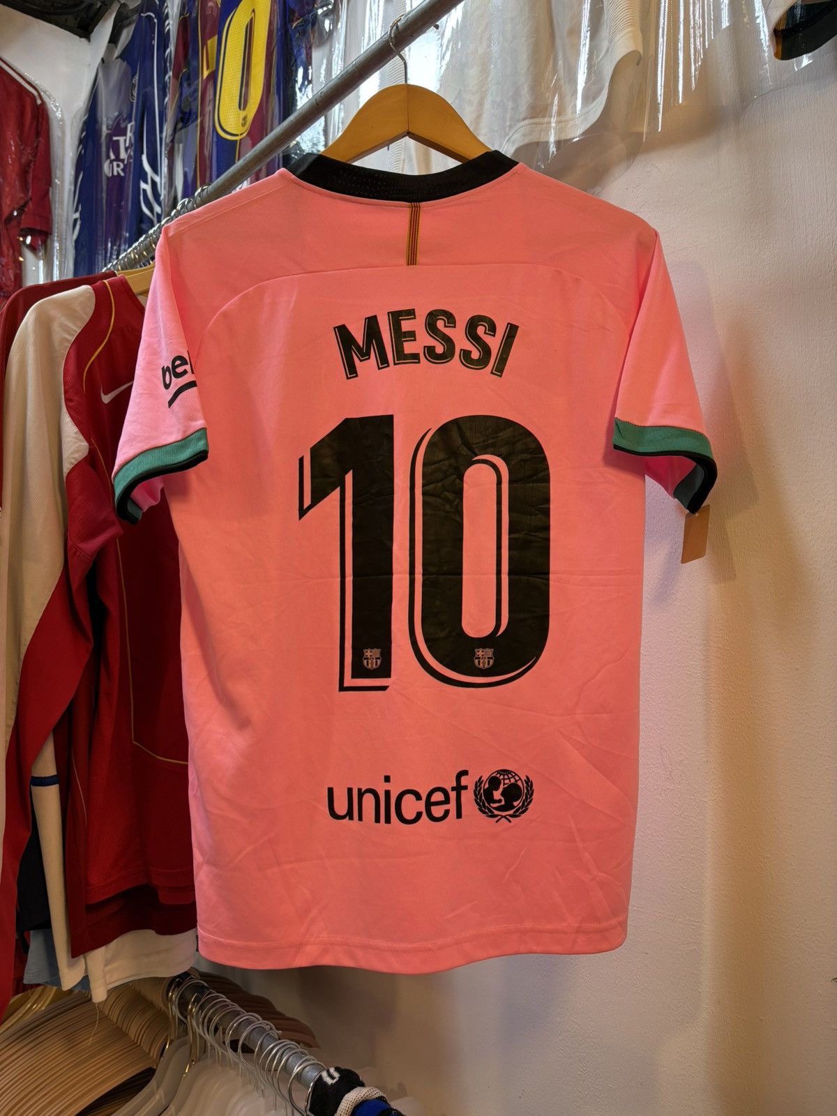Nike 2020-2021 FC Barcelona Third Kit MESSI 10 Size US S / EU 44-46 / 1 - 1 Thumbnail
