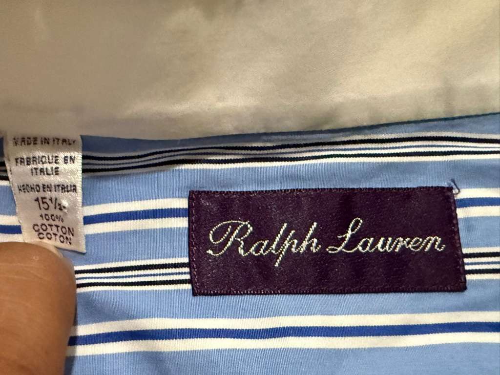 Ralph Lauren Purple Label Ralph Lauren Purple Label Bengal-striped Size 15.5 Size US M / EU 48-50 / 2 - 2 Thumbnail