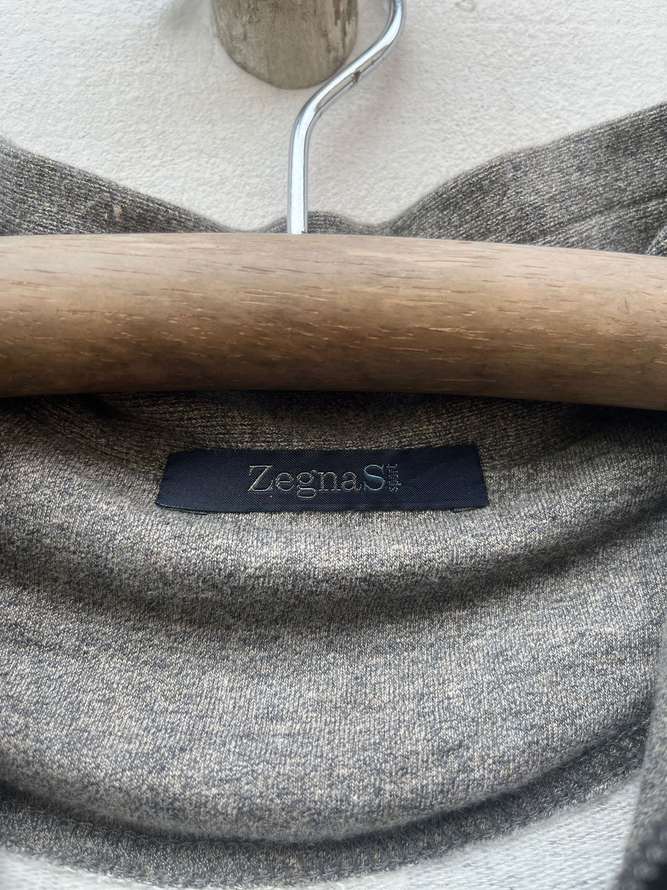 Ermenegildo Zegna Zegna Sport 1/4 Zipper Warm Shirt Stretchable Size US L / EU 52-54 / 3 - 3 Thumbnail