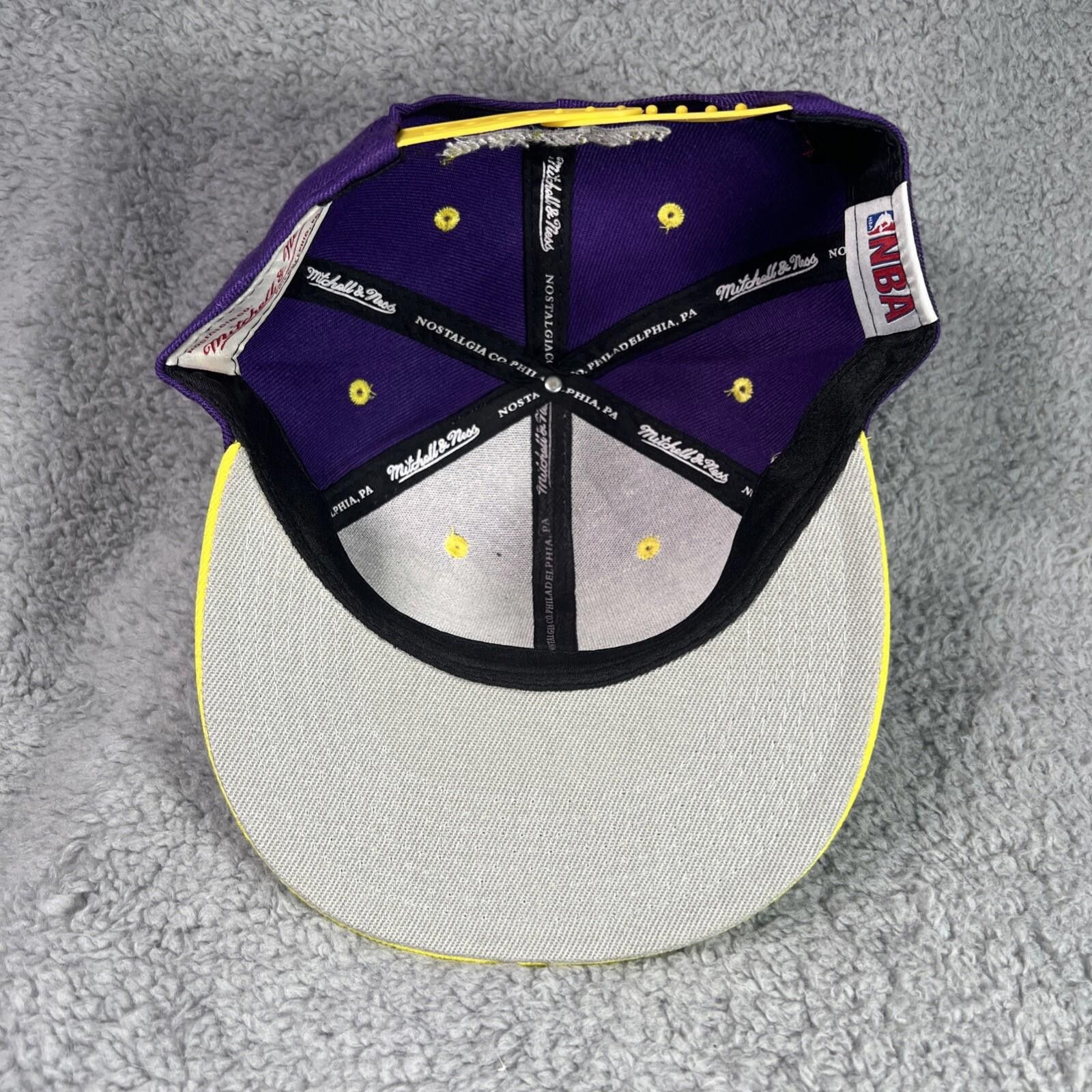 Mitchell & Ness LA Lakers NBA Basketball Mitchell & Ness Snapback Hat Y2K Size ONE SIZE - 6 Thumbnail