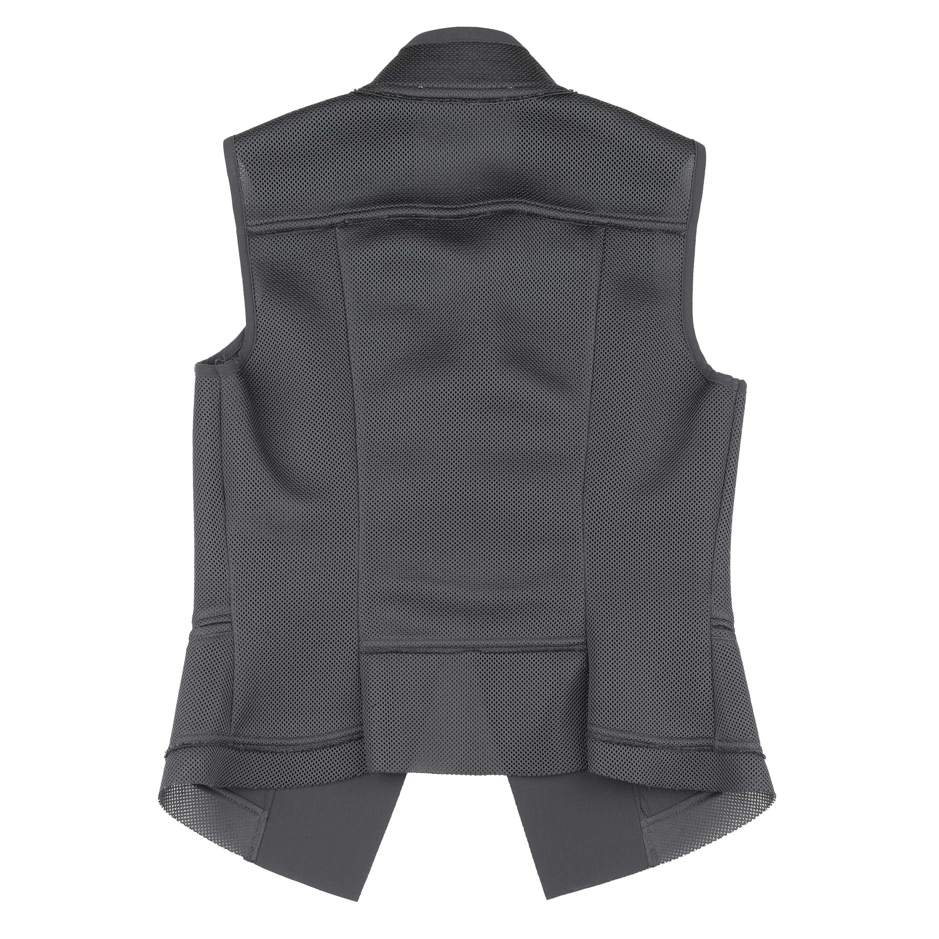 Marithe + Francois Girbaud Marithé François Girbaud Vintage Black Polyester Vest (S) Size S / US 4 / IT 40 - 2 Thumbnail