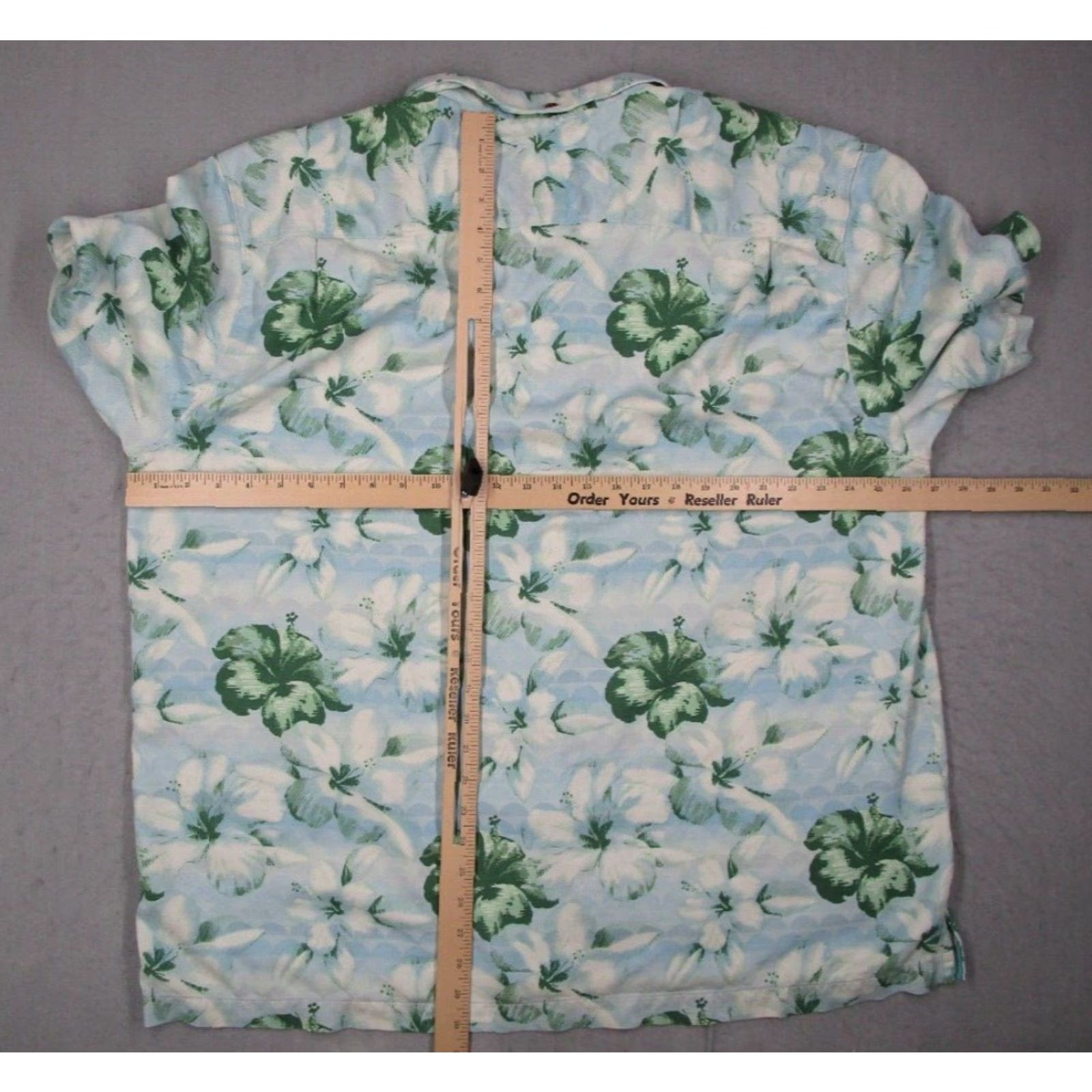 Tommy Bahama VINTAGE Tommy Bahama Shirt Mens Hawaiian Short Sleeve 2XL Blue Floral Silk Summer Beach Size US XXL / EU 58 / 5 - 5 Thumbnail