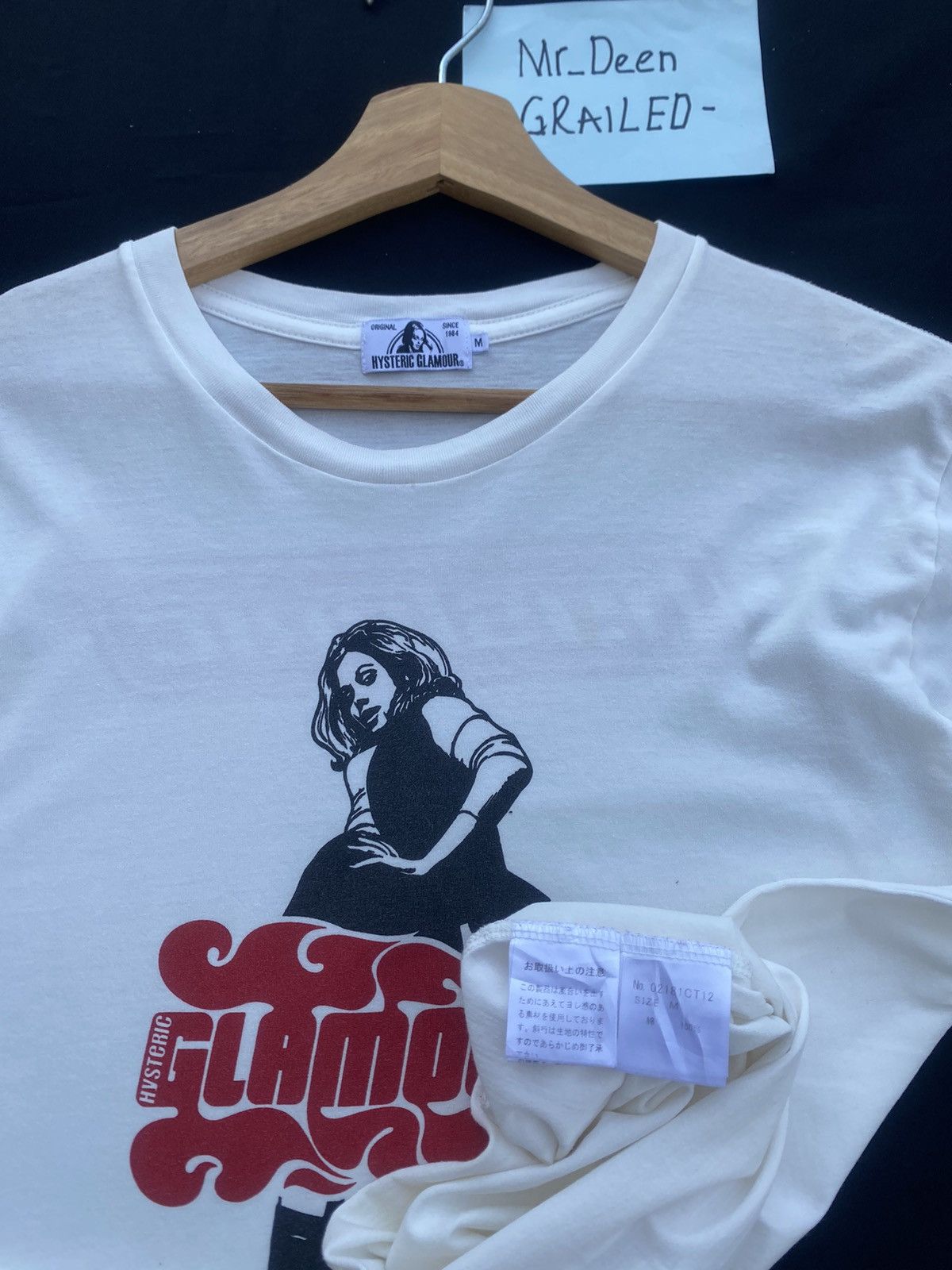 Hysteric Glamour Vintage Hysteric Glamour Sexy Women Print Tshirt Size US M / EU 48-50 / 2 - 10 Thumbnail
