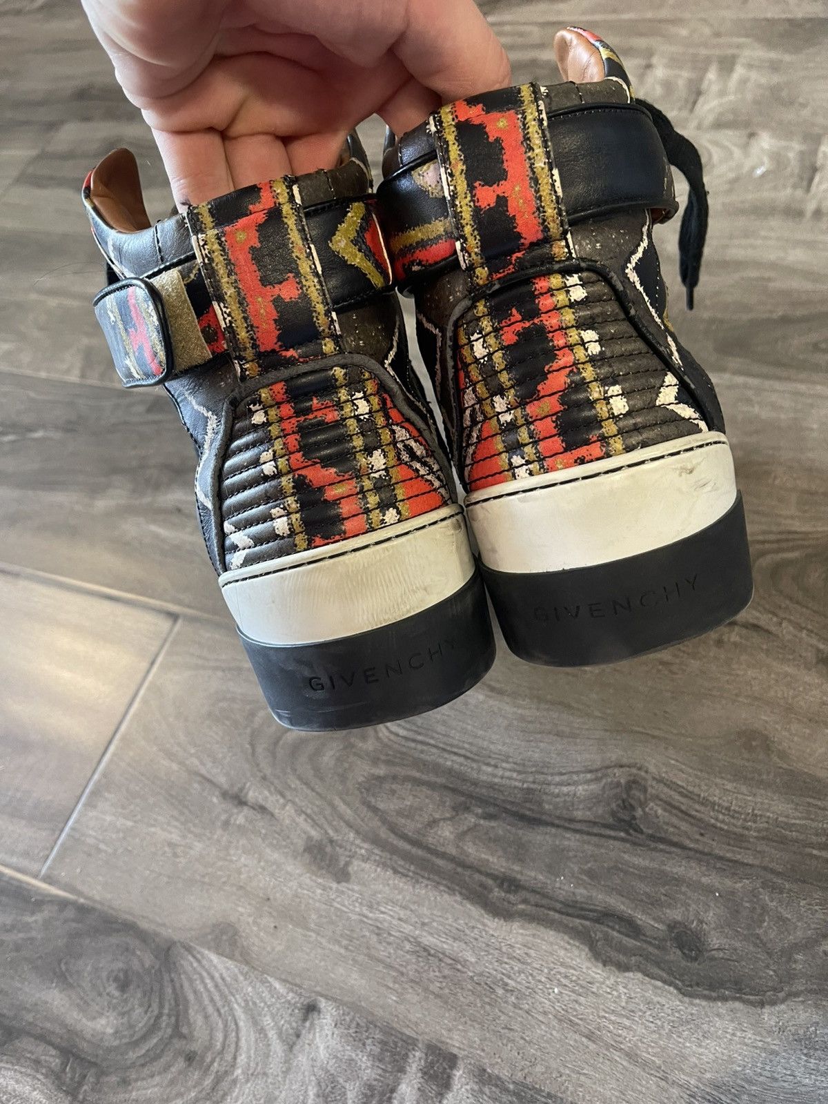 Givenchy Givenchy Tyson Aztec Plaid Hi Tops Riccardo Tisci Era Size US 10.5 / EU 43-44 - 5 Thumbnail