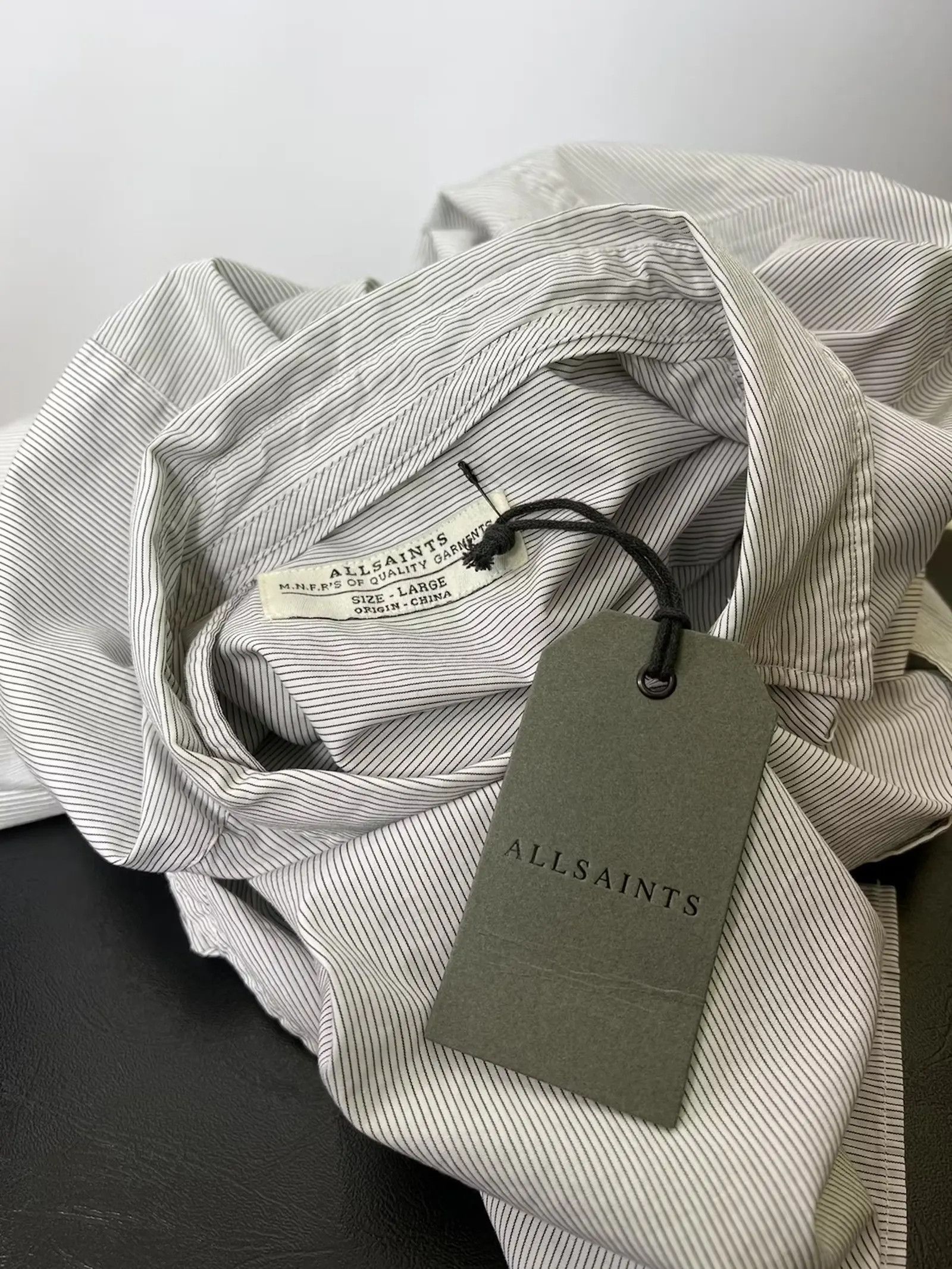 Allsaints × Japanese Brand All Saints Pin Redondo LS Shirt Size US L / EU 52-54 / 3 - 3 Thumbnail