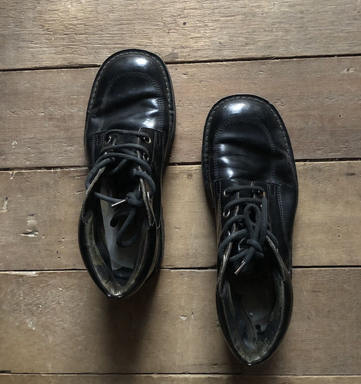 Maison Margiela Dope🔥 MM22 Line Mid Rise Leather Boot Laced Up Size US 10.5 / EU 43-44 - 4 Thumbnail