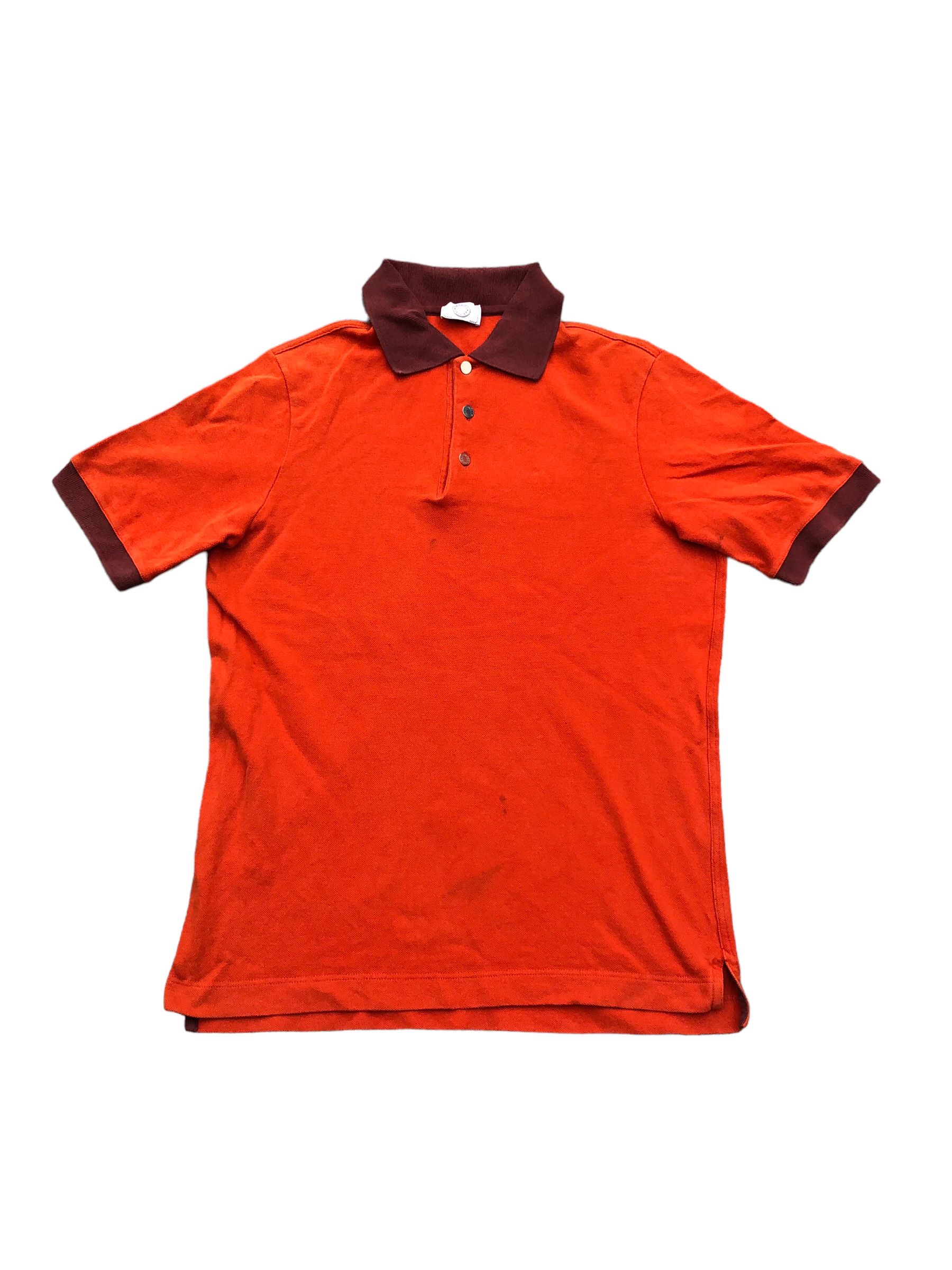 🔥🔥HERMES Sellier Orange Polo Ringer T-Shirt