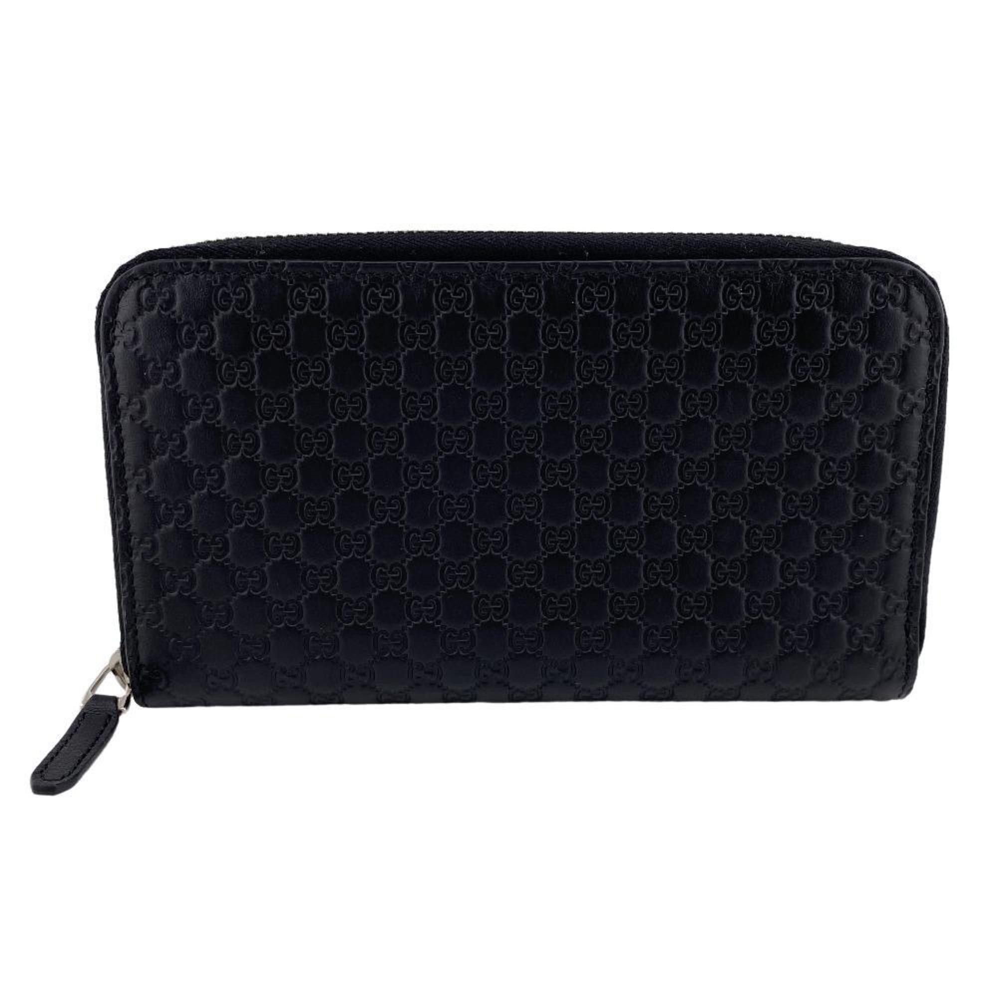 image of Gucci Micro Guccissima Wallet in Black, Men's