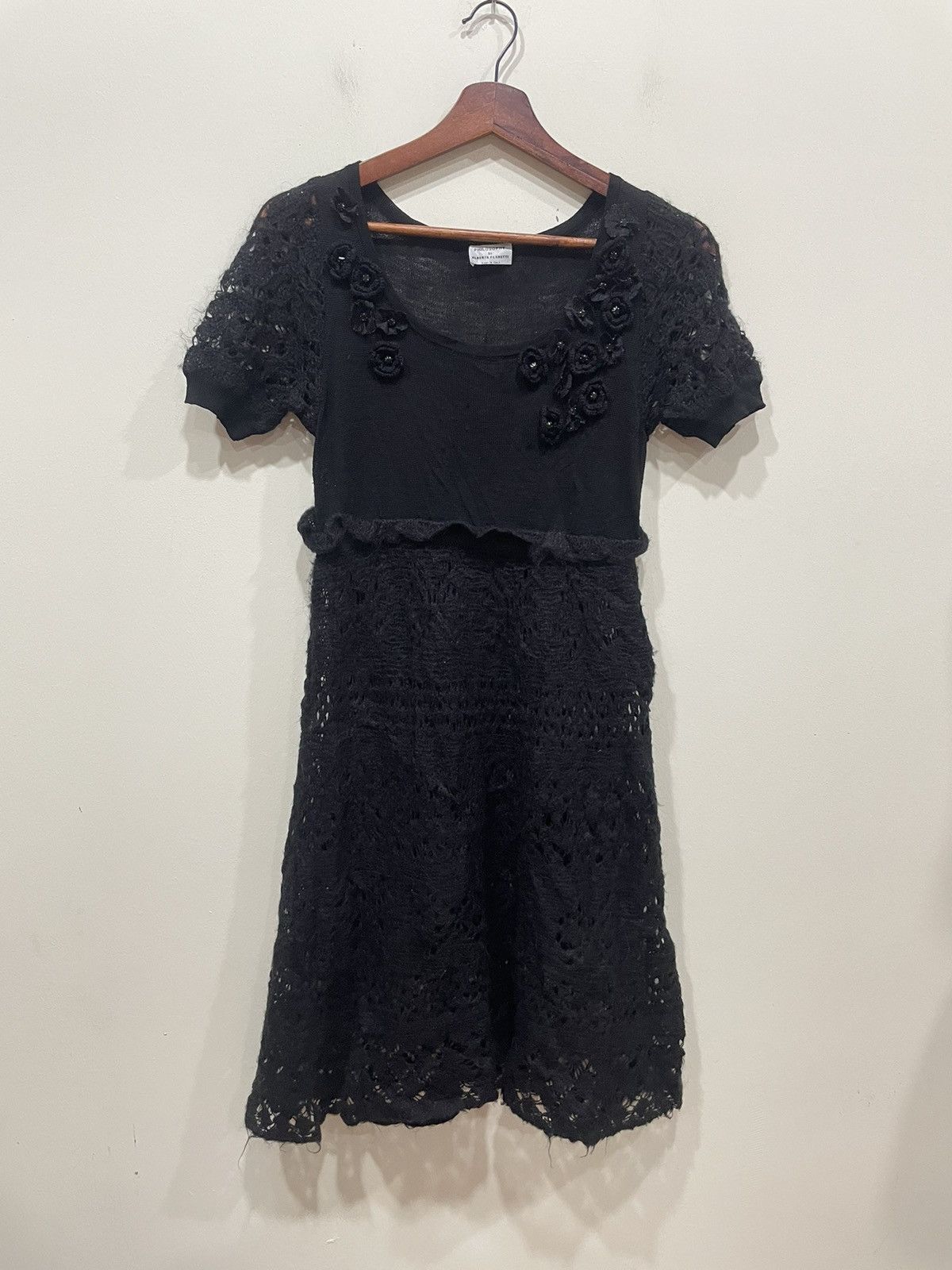 Alberta Ferretti Philosophy Di Alberta Ferretti Ruffle Mini Dress Size XS / US 0-2 / IT 36-38 - 1 Thumbnail