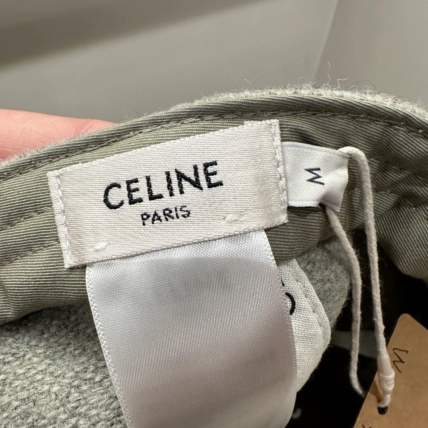 Celine CELINE feb276 Logo Triumph Arc Wool M cap Size ONE SIZE - 7 Thumbnail