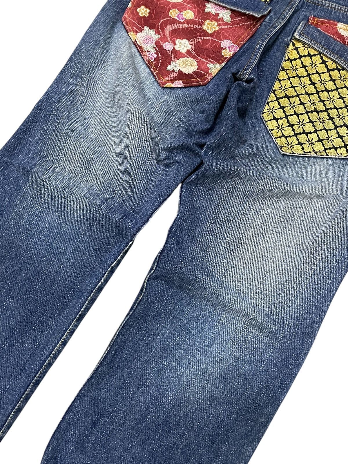 Japanese Brand × PPFM × Red Monkey Gumu Japan Multi Pocket Japanese Crafted Art Baggy Jeans Size US 30 / EU 46 - 12 Thumbnail