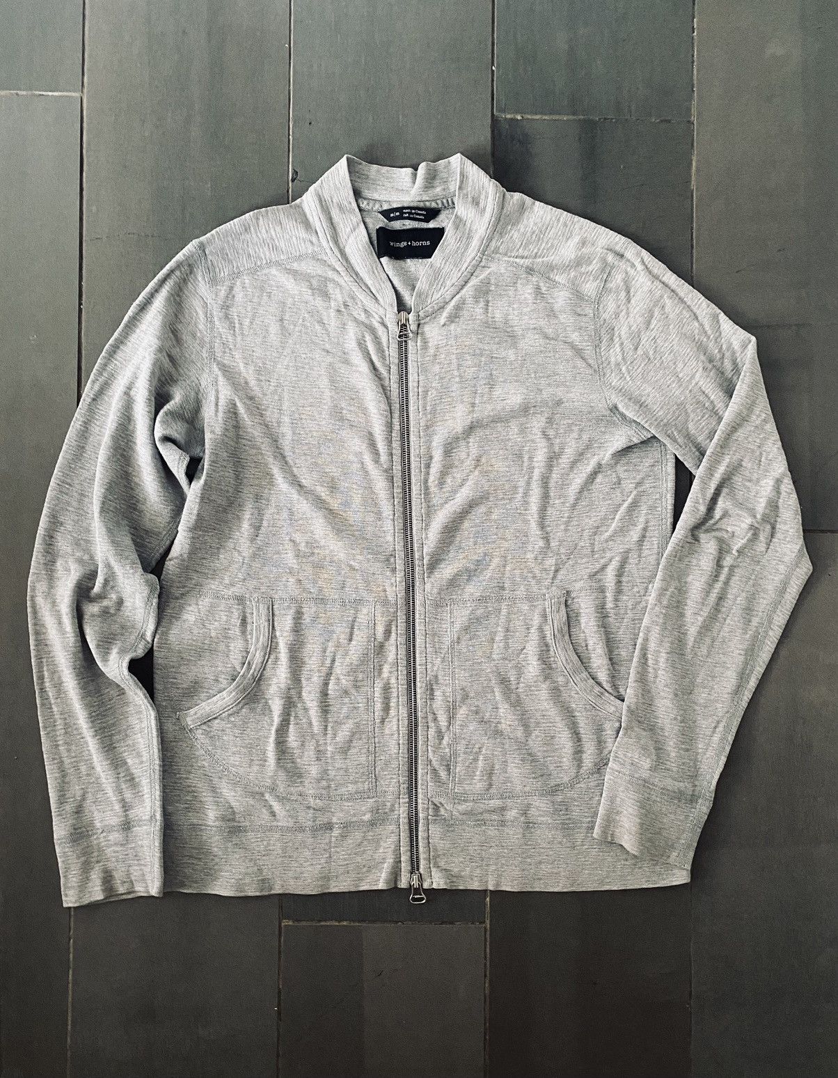 Wings + Horns Wings + Horns Slub zip Sweat-Shirt Size US M / EU 48-50 / 2 - 1 Thumbnail