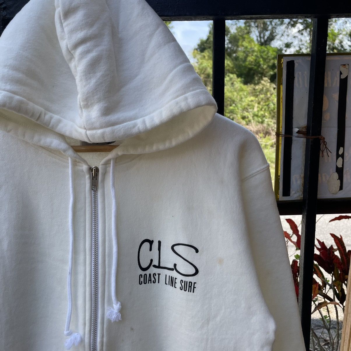 Vintage 🔥Vintage Coast Line Surf Big Logo Full Zipper Sweater Hoodie Size US S / EU 44-46 / 1 - 7 Thumbnail