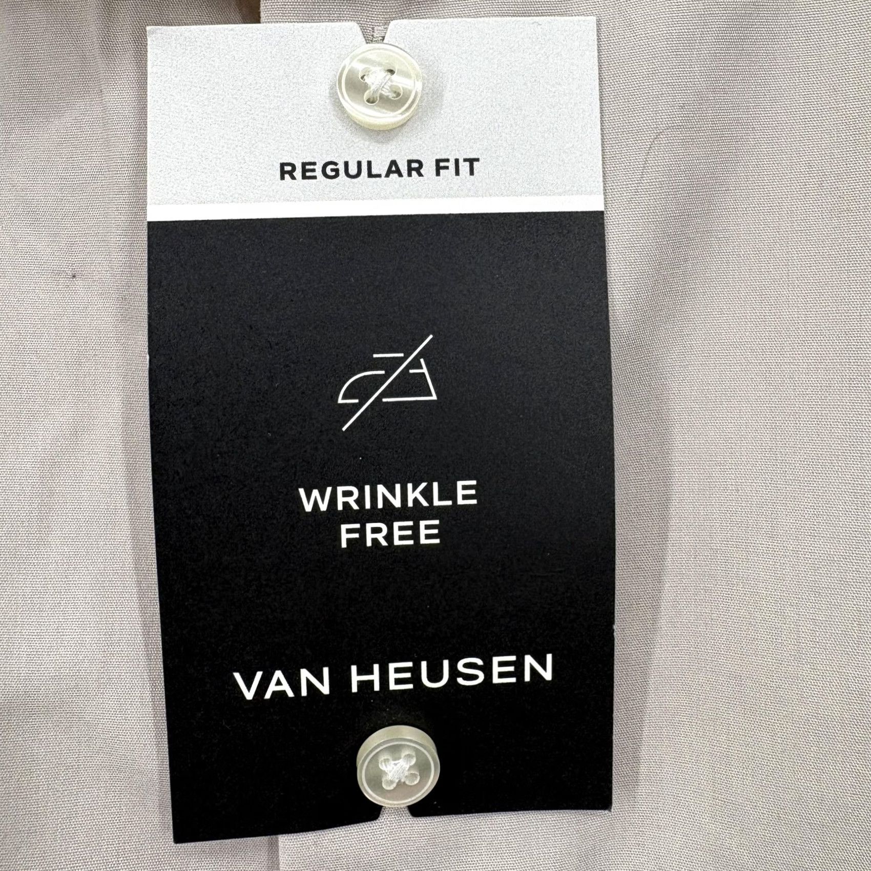 Van Heusen Van Heusen Shirt Mens 18 Stone Regular Fit Wrinkle Free Short Sleeve Casual Work Shirt Size US XXL / EU 58 / 5 - 6 Thumbnail