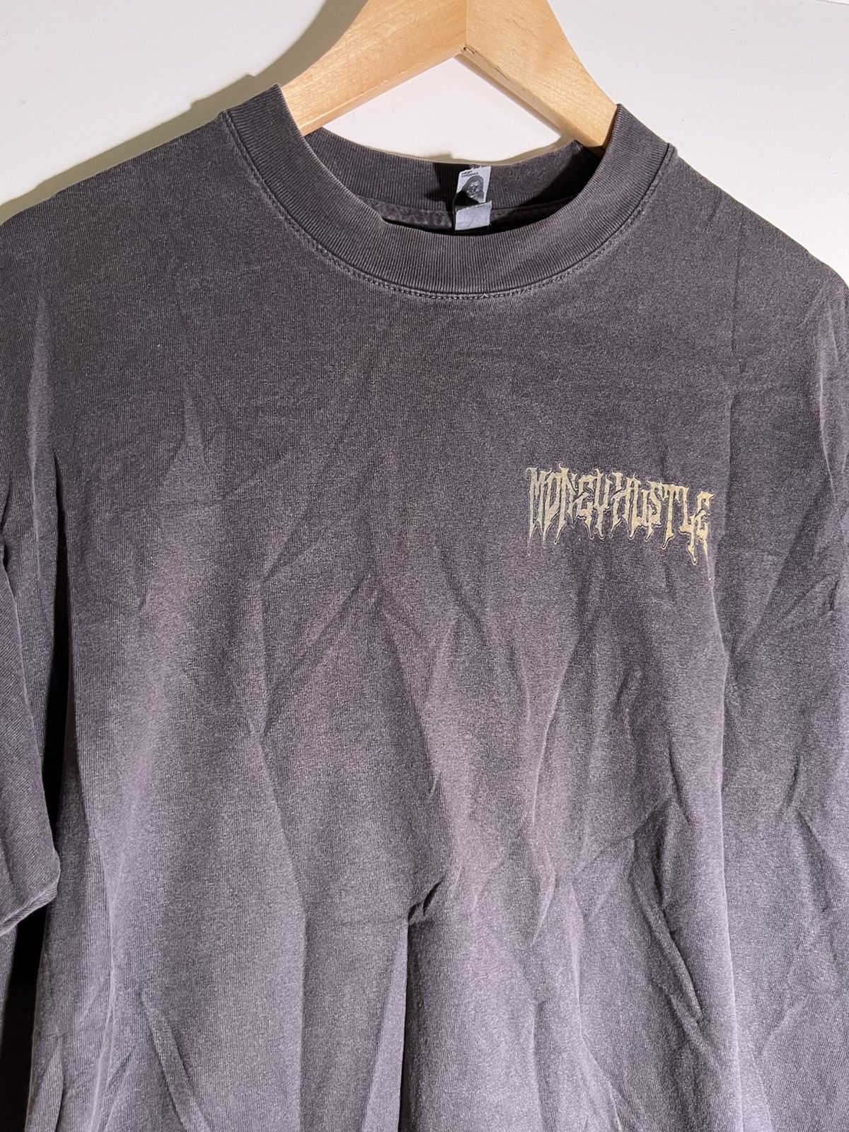 Vintage Money Hustle Grim Reaper Goth Streetwear Retro Indie T Shirt Size US M / EU 48-50 / 2 - 5 Thumbnail