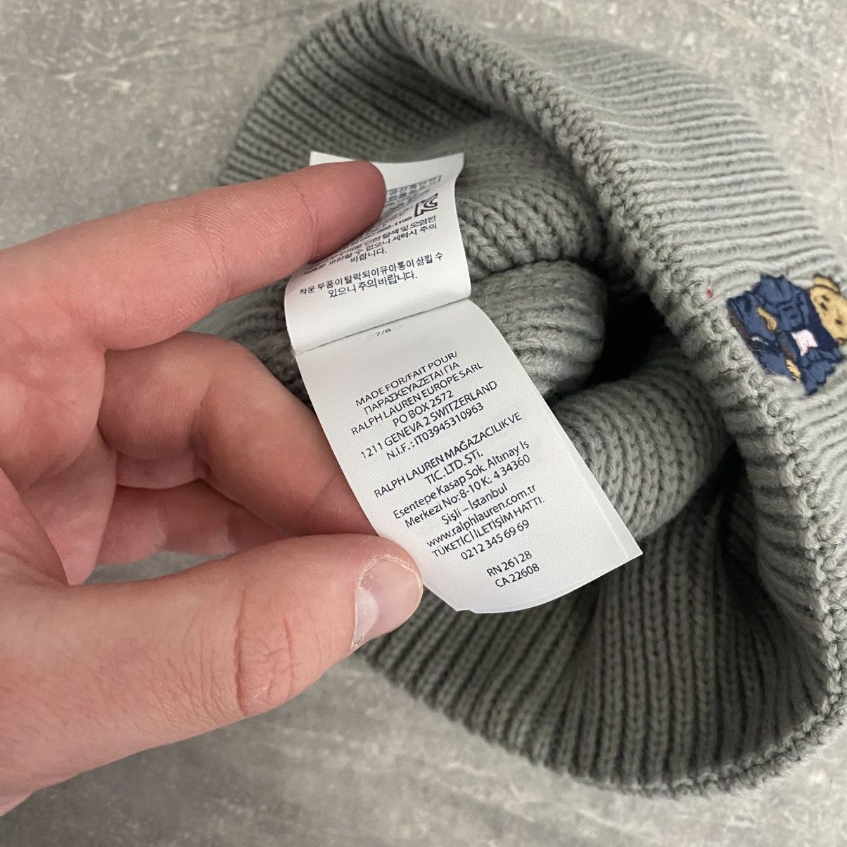 Polo Ralph Lauren Polo Ralph Lauren Bear Beanie Hat Size ONE SIZE - 8 Thumbnail