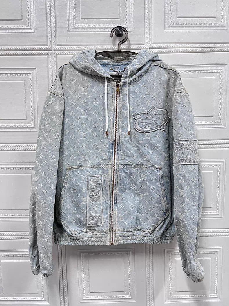 Louis Vuitton Louis Vuitton Nba co-branded blue presbyopic full print de Size US M / EU 48-50 / 2 - 1 Thumbnail