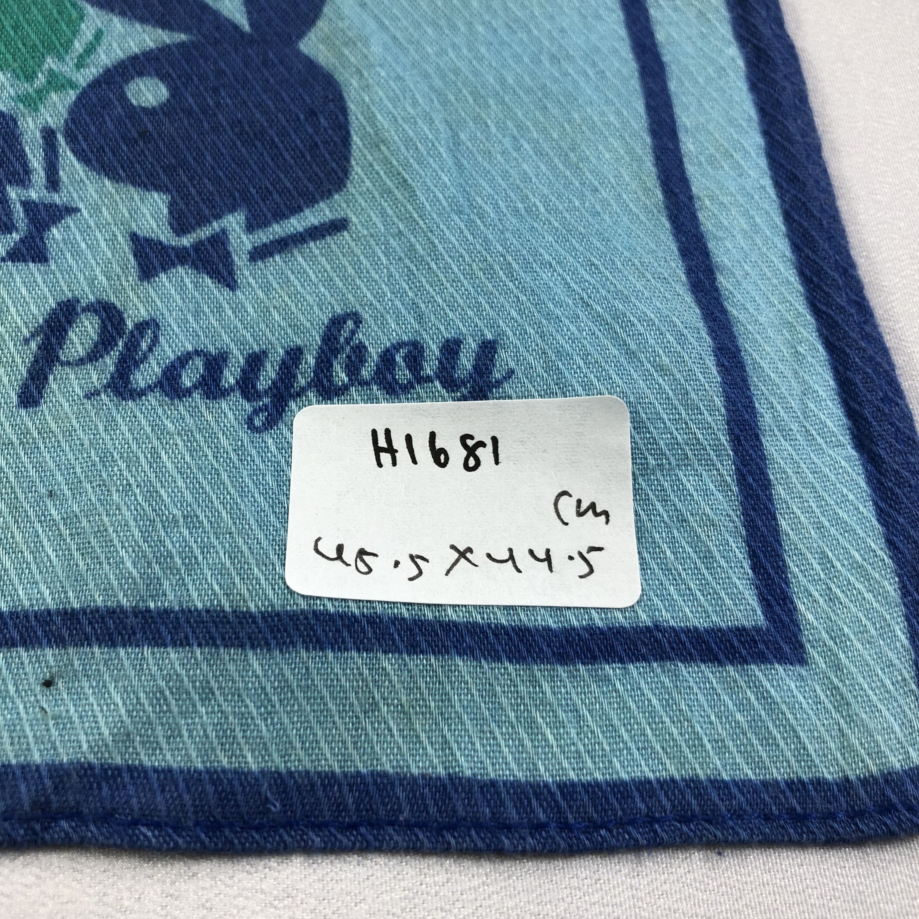 Playboy × Vintage Playboy Handkerchief Neckerchief Bandana H1681 Size ONE SIZE - 12 Thumbnail