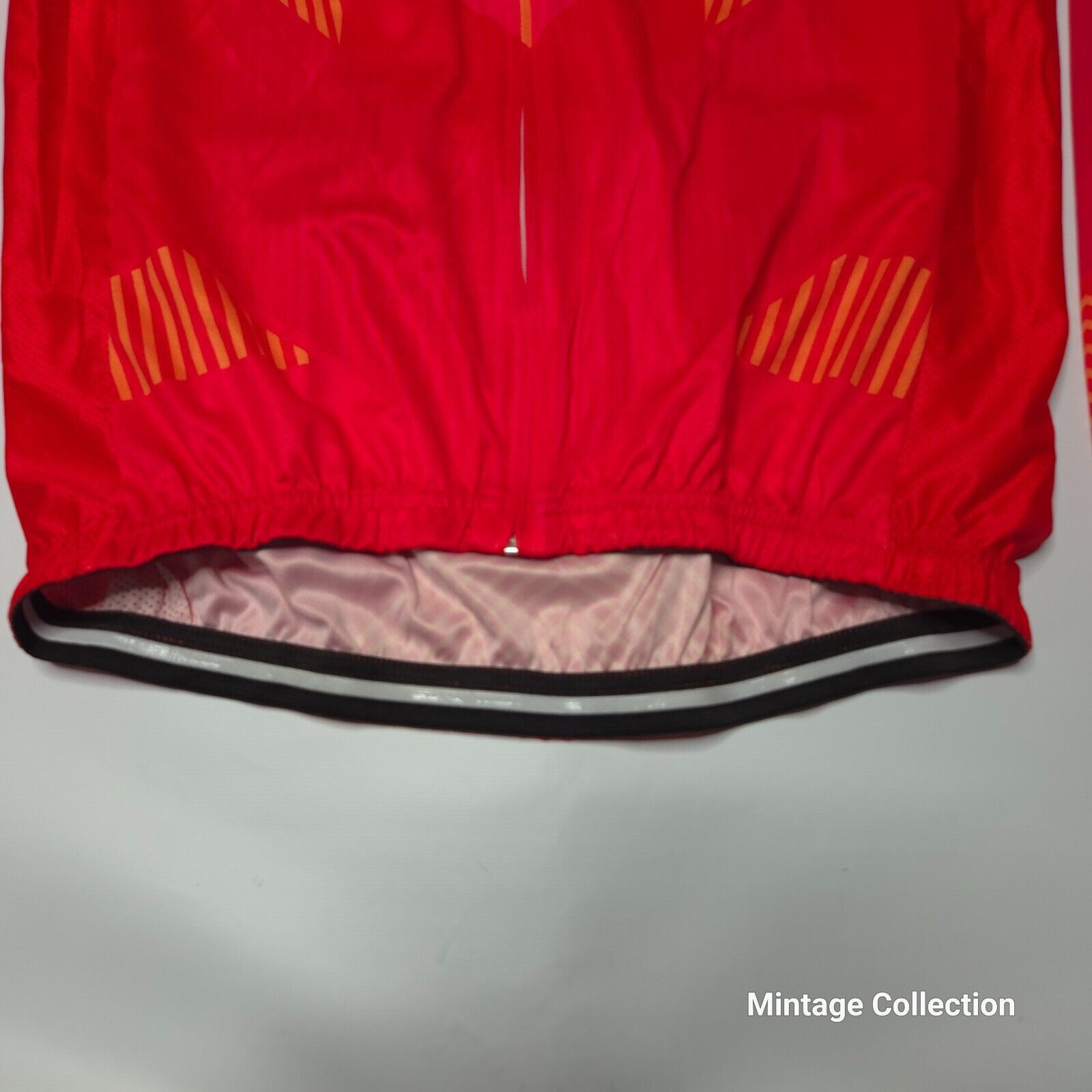 Rapha RAPHA CYCLING RED ORANGE PINK REFLECTIVE FULL ZIP JERSEY XL Size XL / US 12-14 / IT 48-50 - 3 Thumbnail