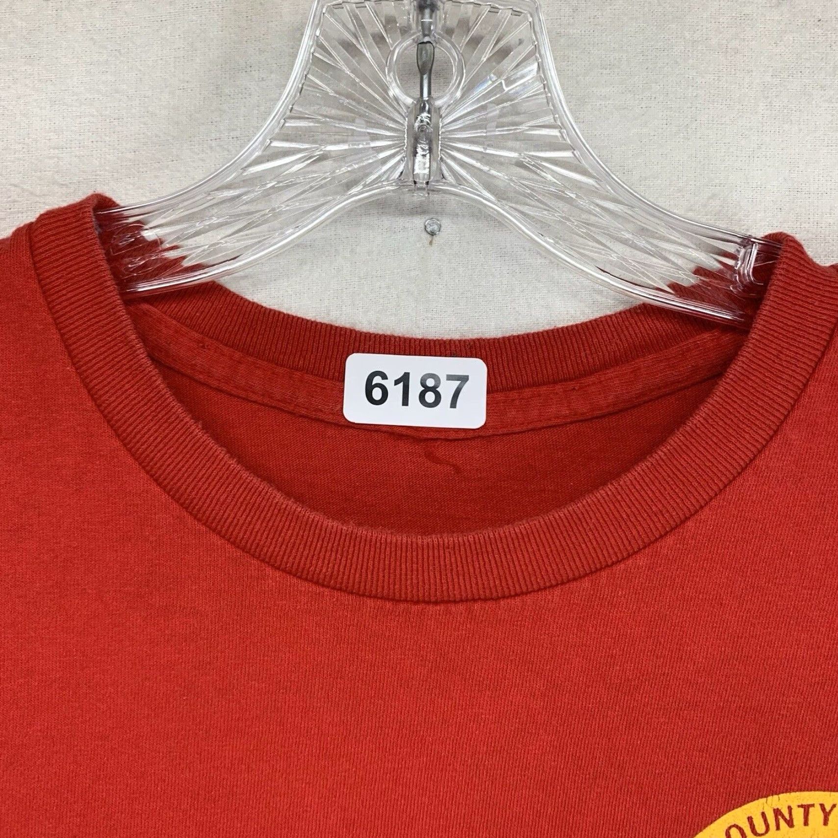 Vintage VINTAGE Firefighter T-Shirt Unisex Medium Red Fire Department 90s Firefighter Training Size US M / EU 48-50 / 2 - 7 Thumbnail