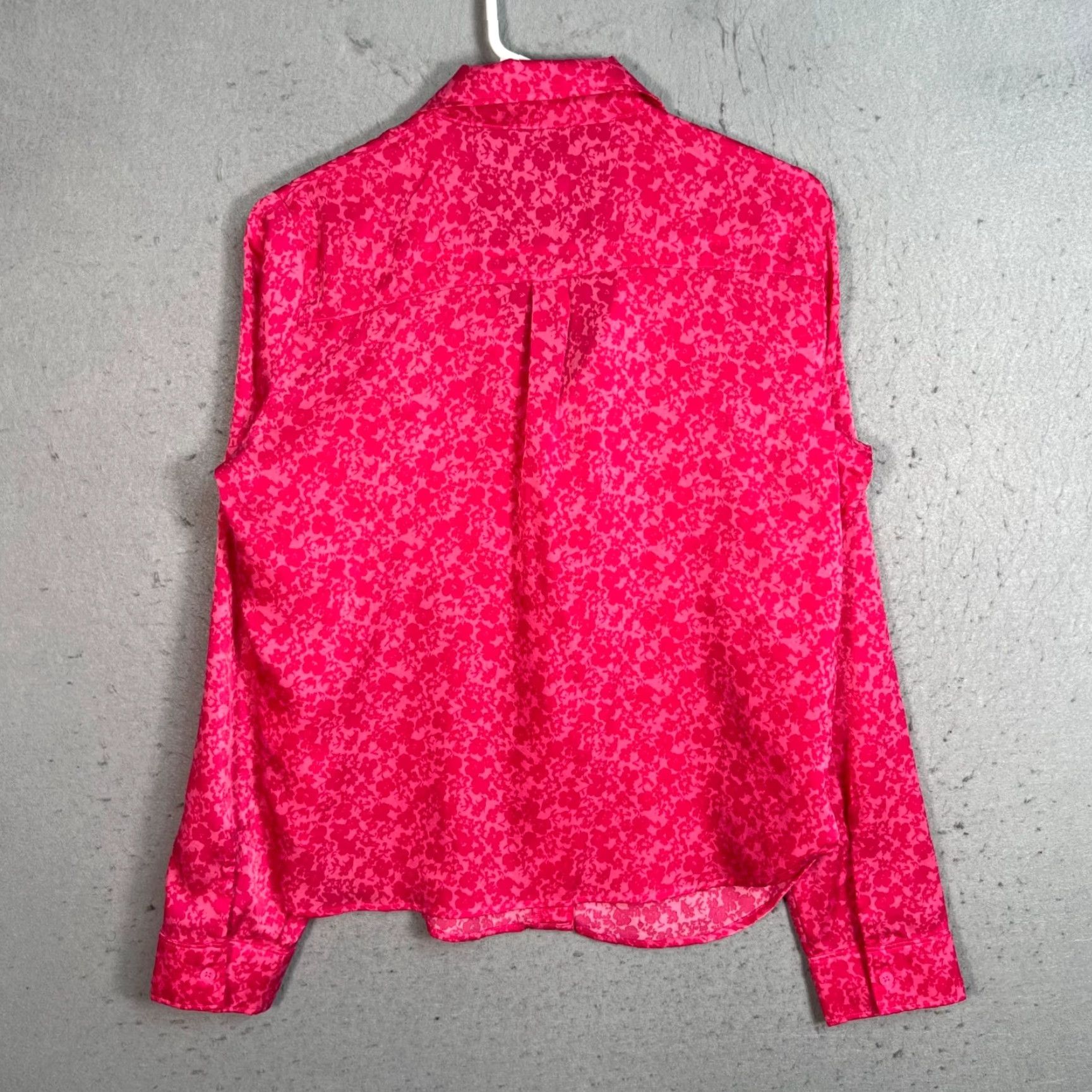 Vintage VINTAGE Gilly Hicks Womens XS Pink Floral Sleep Shirt Long Sleeve Shirt Womens XS Pink Floral Pajama Top Collared Button Closure-? Size XS / US 0-2 / IT 36-38 - 2 Thumbnail