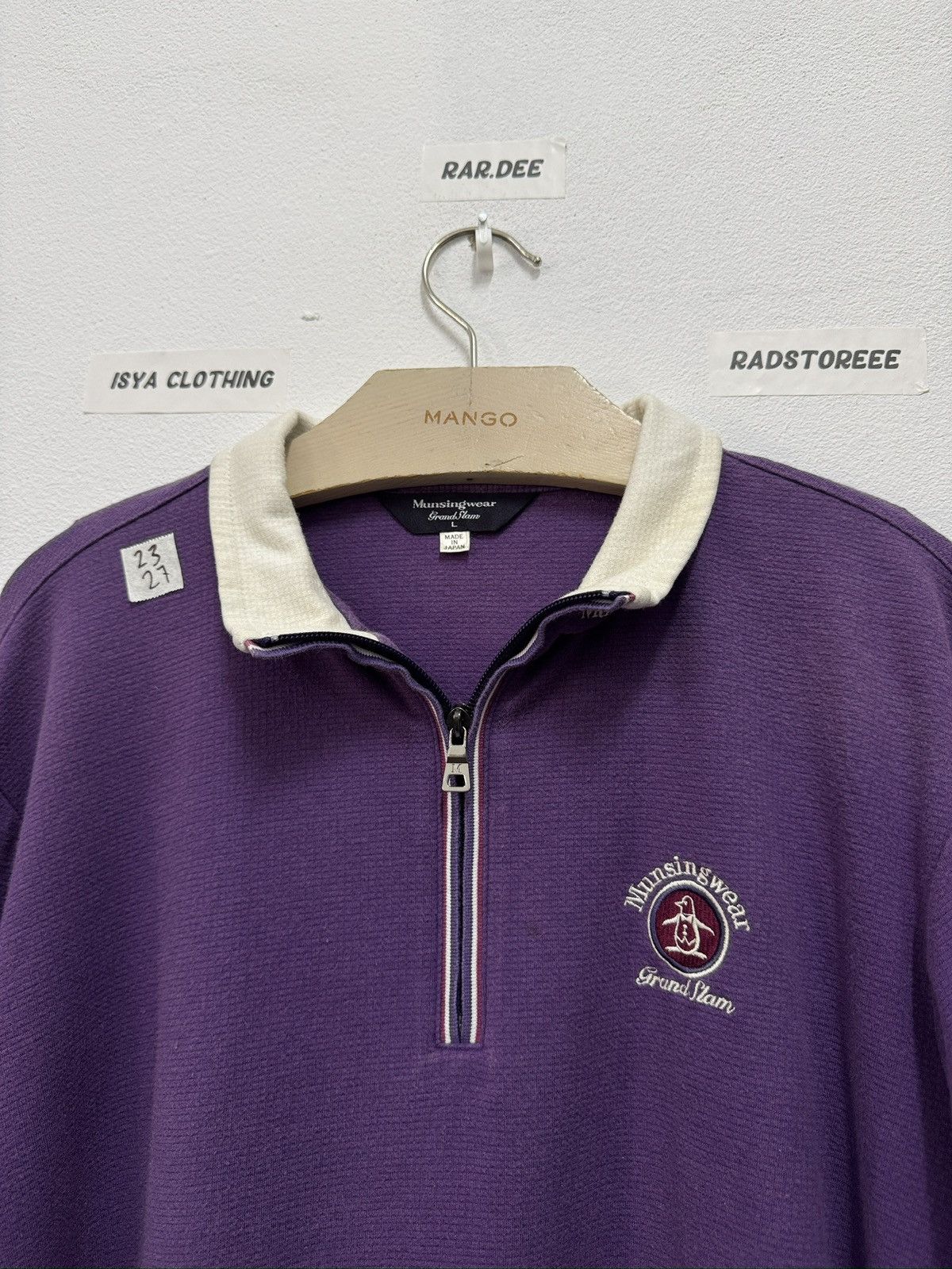 Vintage Pinguin by Mungsing Wear Half zip Longsleeve Size US L / EU 52-54 / 3 - 2 Thumbnail