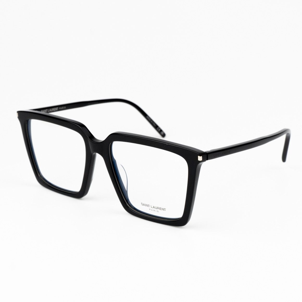 Saint Laurent Paris NEW Saint Laurent SL474OPT 001 Square Unisex Eyeglasses Size ONE SIZE - 3 Thumbnail