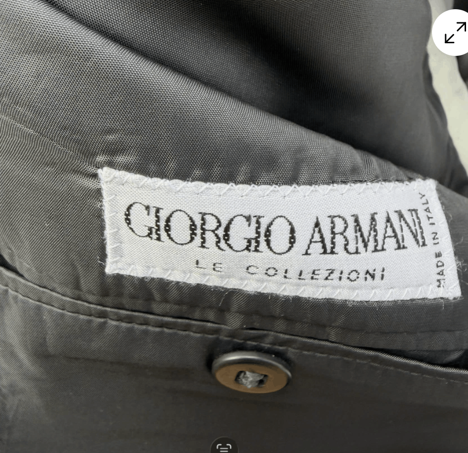 Giorgio Armani Giorgio Armani Collezioni Black Tuxedo Size 42R - 5 Thumbnail