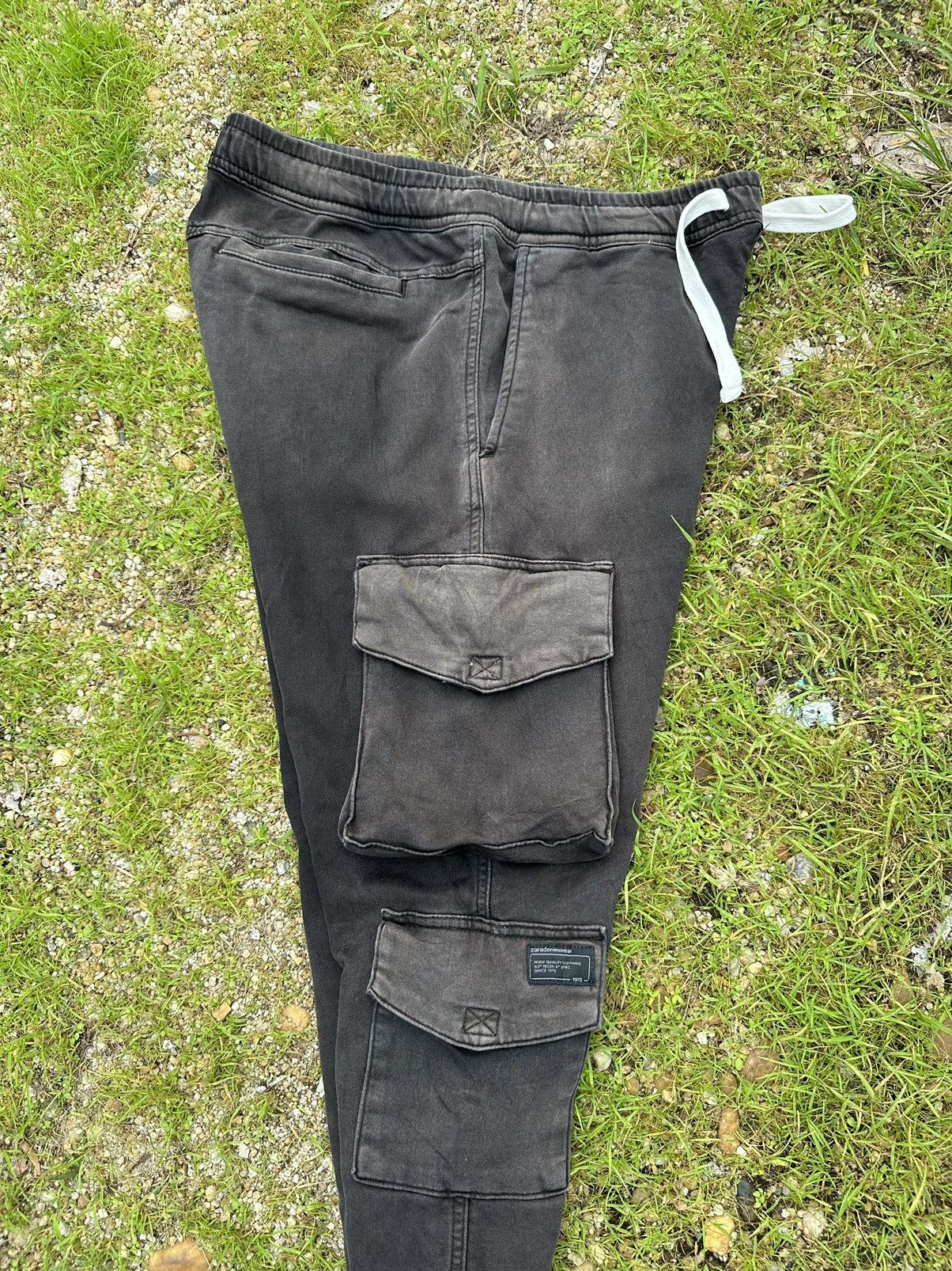 Edition Japan MULTIPOCKET JAPANESE BRAND TROUSERS FADED SWEAT JOGGER PANTS Size US 34 / EU 50 - 10 Thumbnail