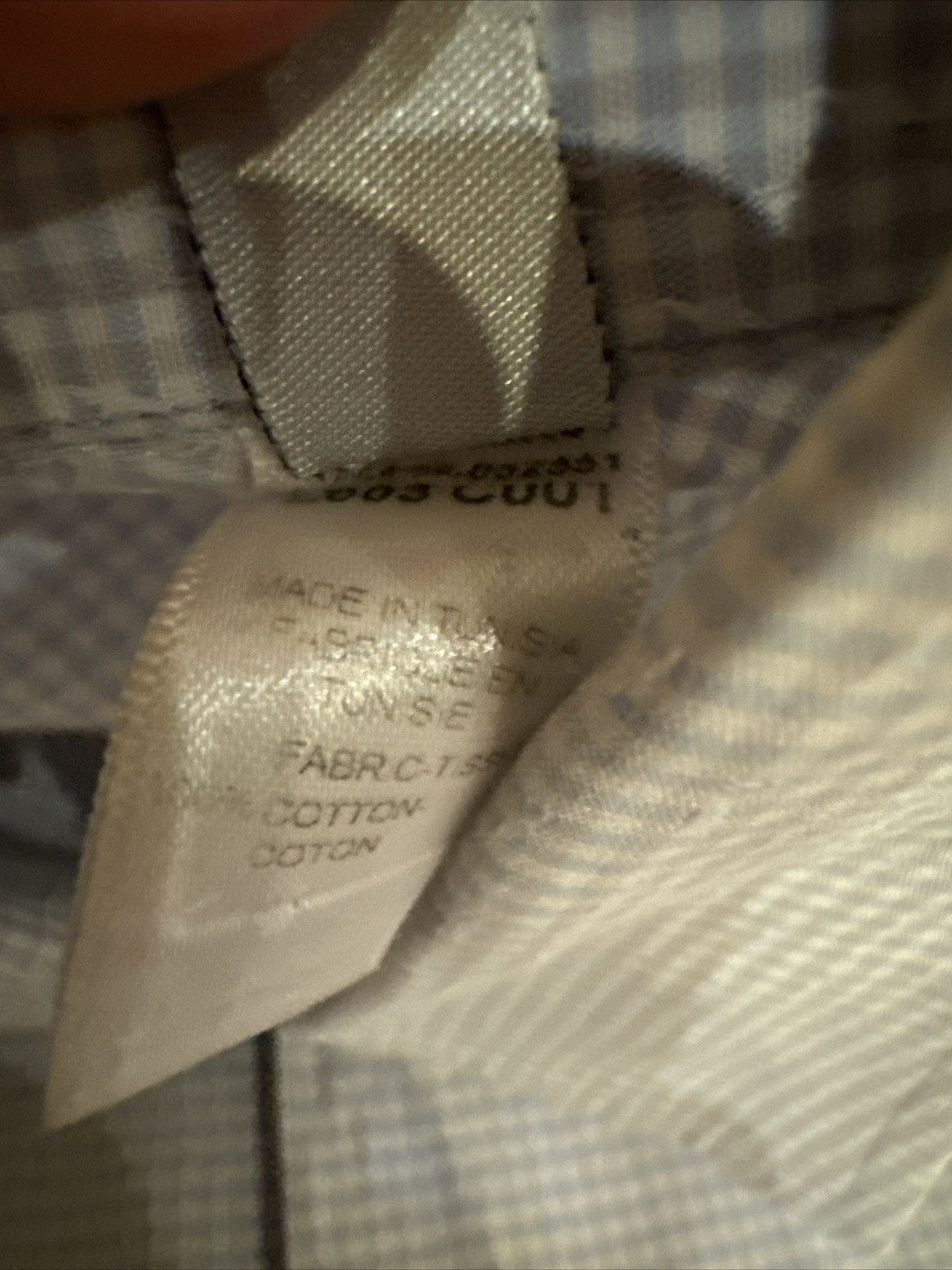 Armani ARMANI COLLEZIONI Vintage Textured Mini Check Shirt Size US L / EU 52-54 / 3 - 7 Thumbnail