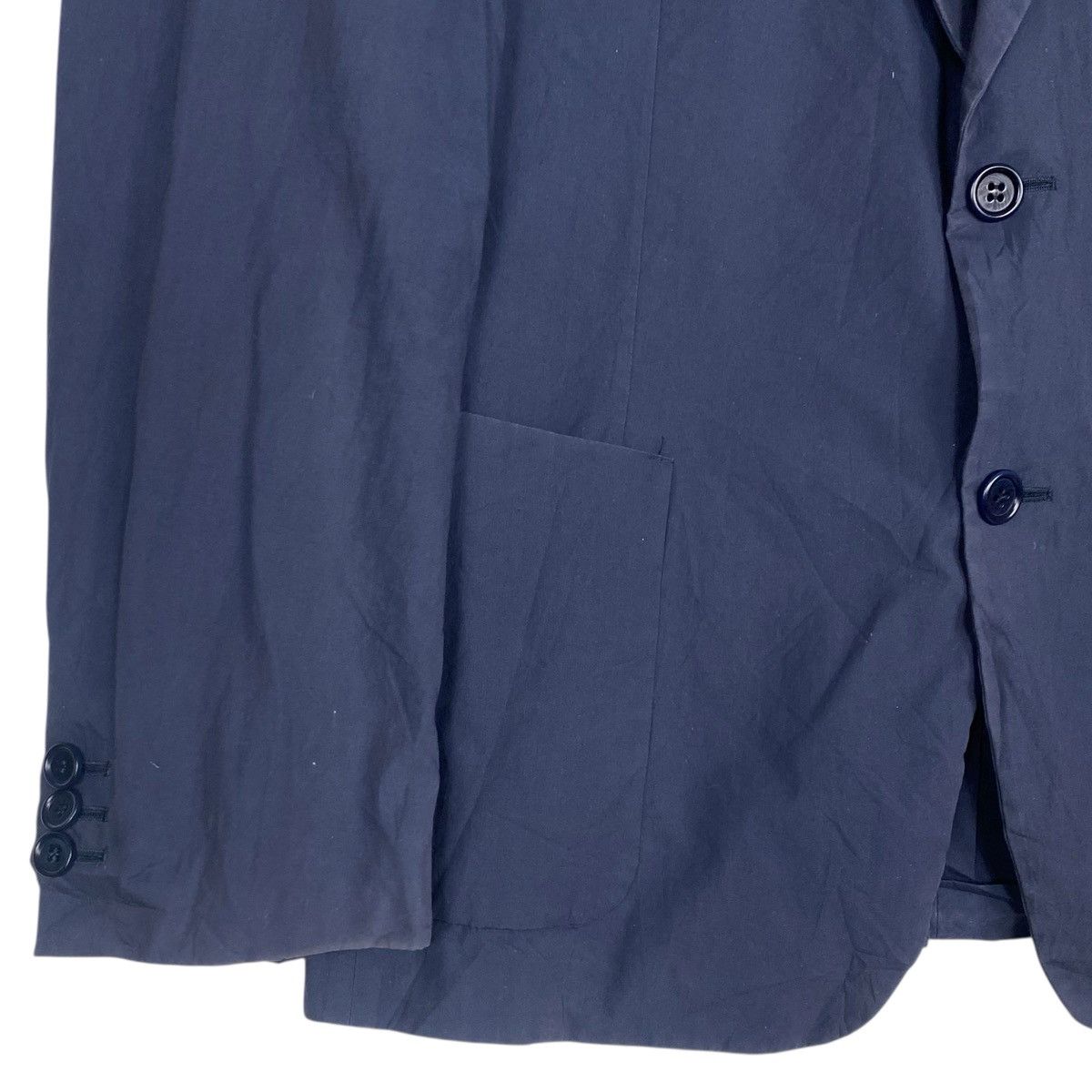 Prada 💥PRADA NAVY BLUE POPLIN COTTON JACKET Size US L / EU 52-54 / 3 - 4 Thumbnail