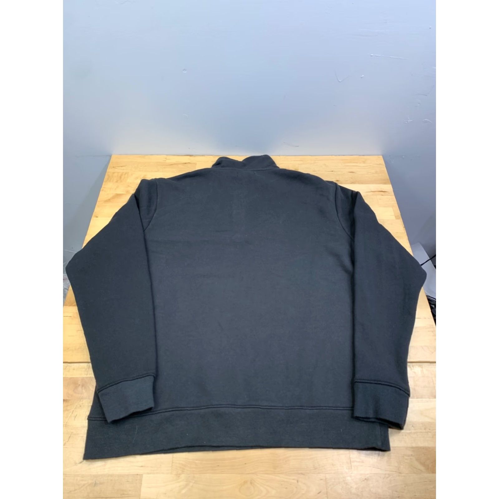 Saks Fifth Avenue Saks Fifth Avenue Sweatshirt Mens XL Black Preppy Mock Neck Zipper Pullover Casual Vintage No Size US XL / EU 56 / 4 - 7 Thumbnail