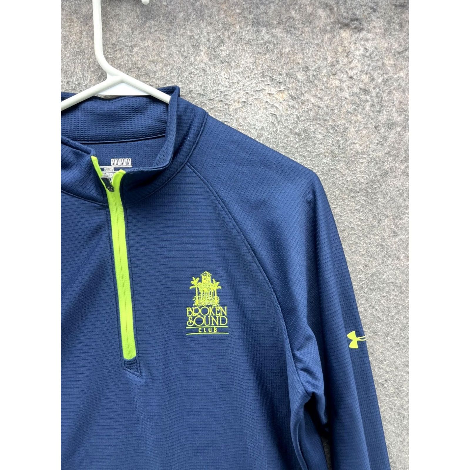 Under Armour Under Armour HeatGear Pullover Mens Medium Blue 1/4 Zip Golf Top Size US M / EU 48-50 / 2 - 3 Thumbnail