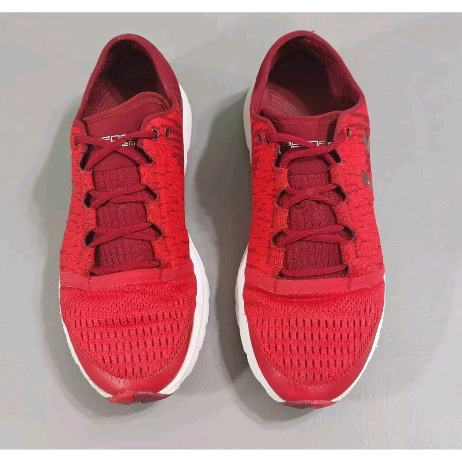 Under Armour Speedform Gemini Charged Mens Red Sneakers by Under Armour for Running Enthusiasts Size 11.5 Grailed
