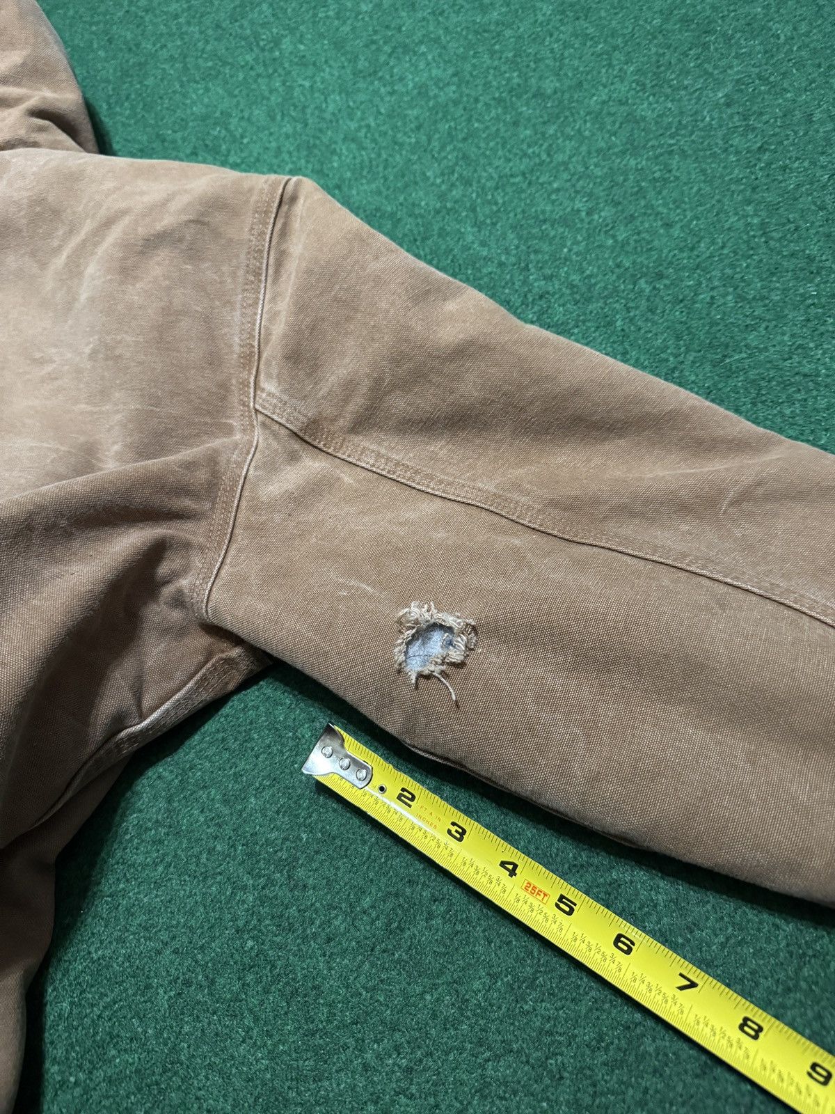 Carhartt Vintage Carhartt J130 Lrg Full Zip Grunge Work Wear Jacket Size US L / EU 52-54 / 3 - 6 Thumbnail