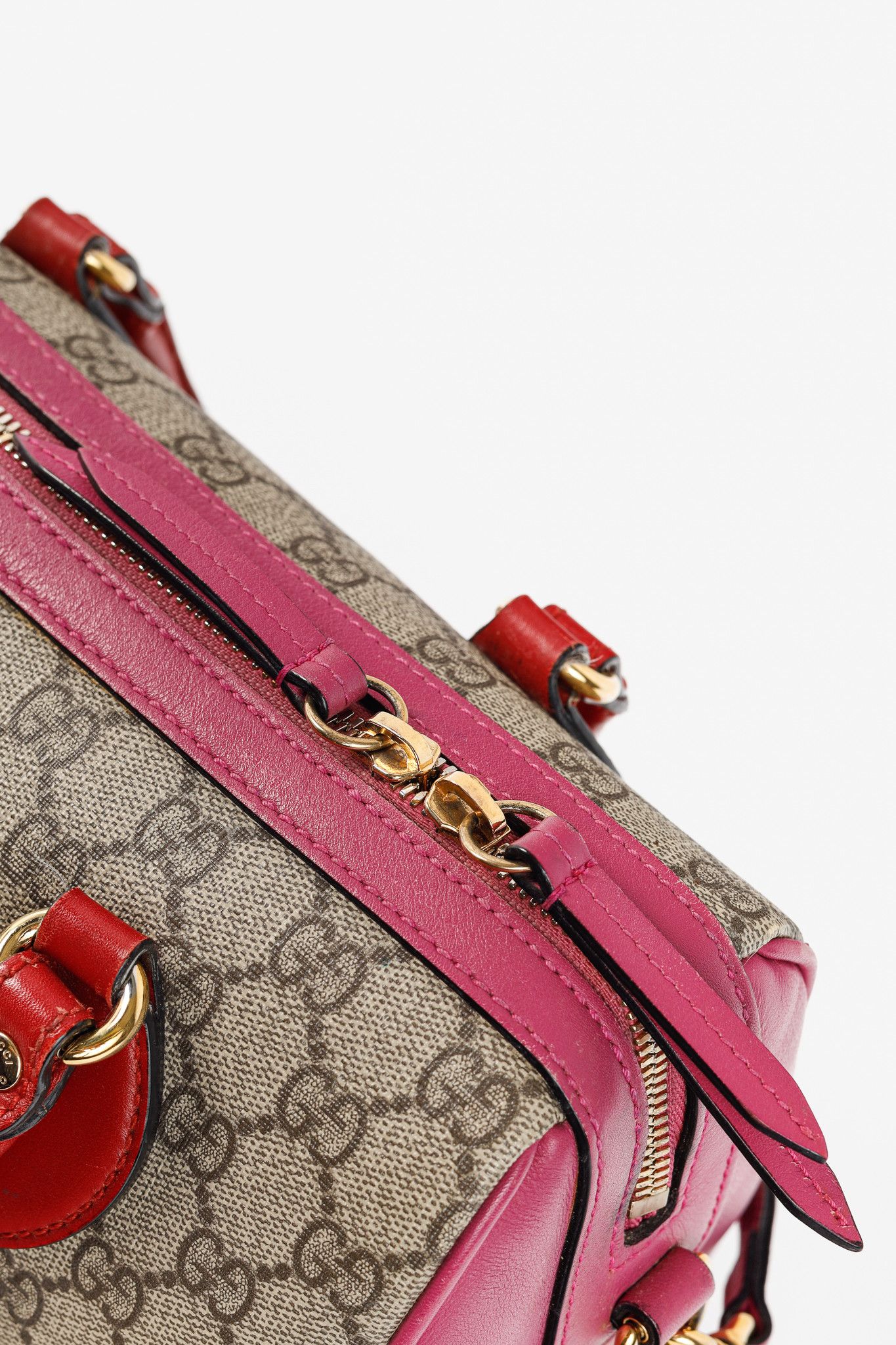 Gucci Gucci Beige & Ebony GG Supreme Canvas Top Handle Bag Size ONE SIZE - 11 Thumbnail