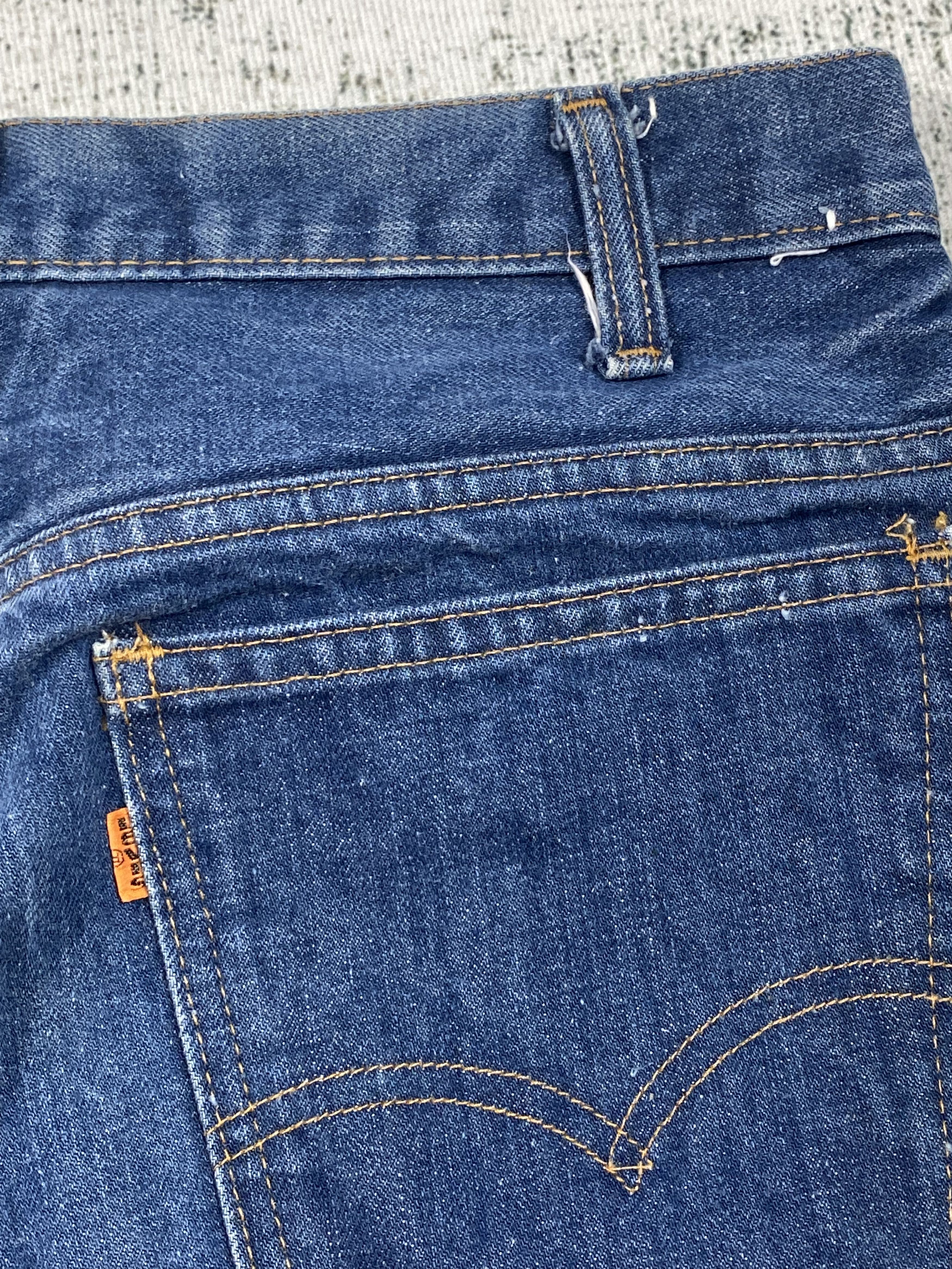Levi's SICKS💥 684 Jeans Flare Bell Bottom Orange Tab #8 TALON 42 Size US 30 / EU 46 - 11 Thumbnail