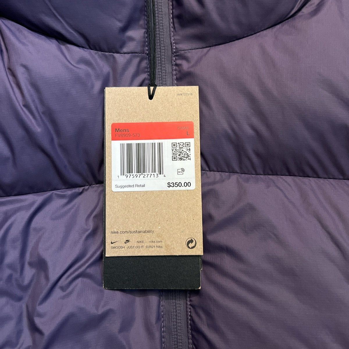 Nike × Nike ACG Nike ACG "Lunar Lake" PrimaLoft® Men's Therma-FIT Jacket Size US L / EU 52-54 / 3 - 2 Thumbnail