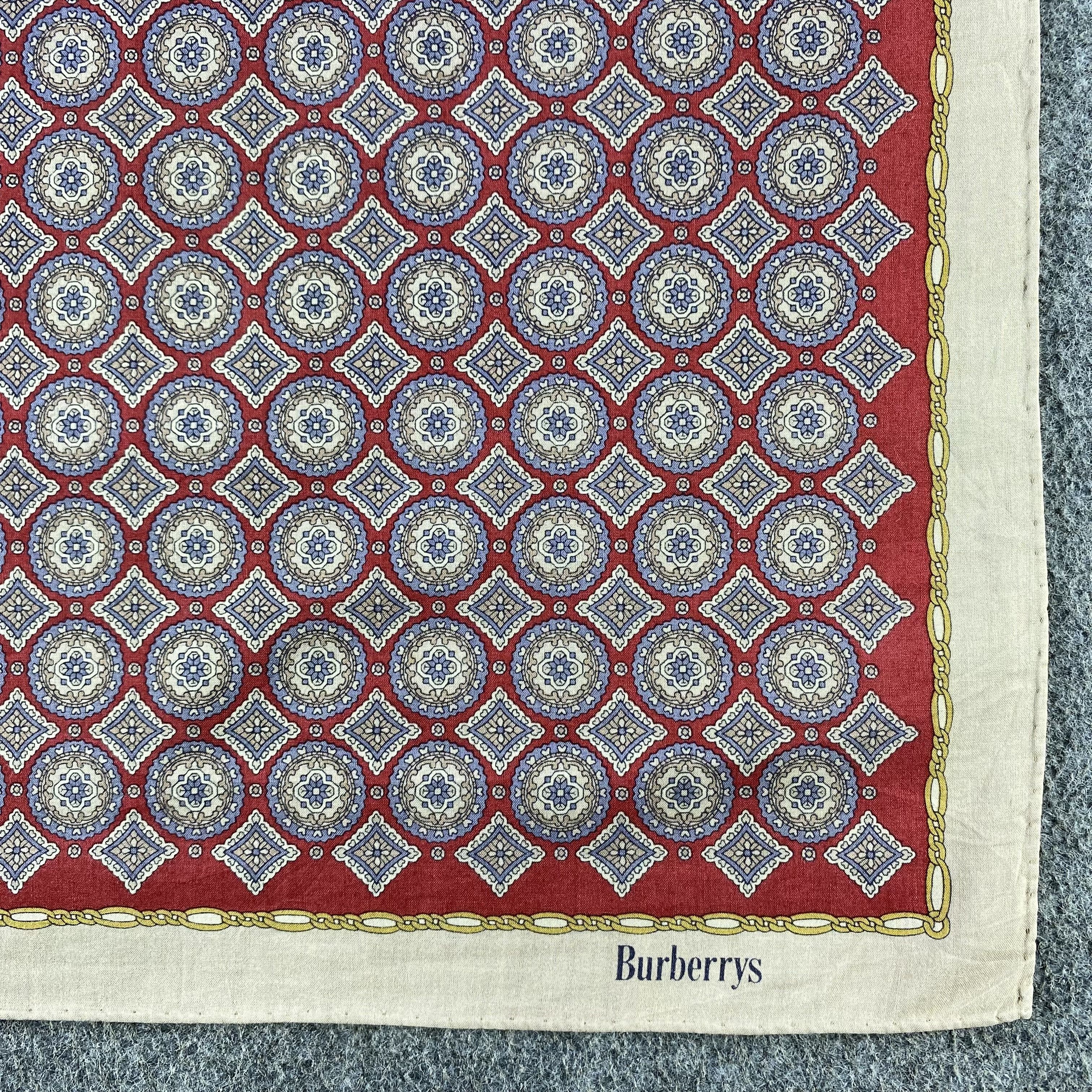 Burberry × Vintage Burberry Handkerchief/Neckerchief/Bandana HC781 Size ONE SIZE - 2 Thumbnail