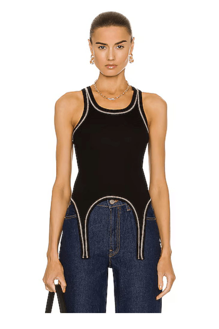 Helmut Lang Helmut Lang Cutaway Tank Top in Black Size L / US 10 / IT 46 - 5 Thumbnail