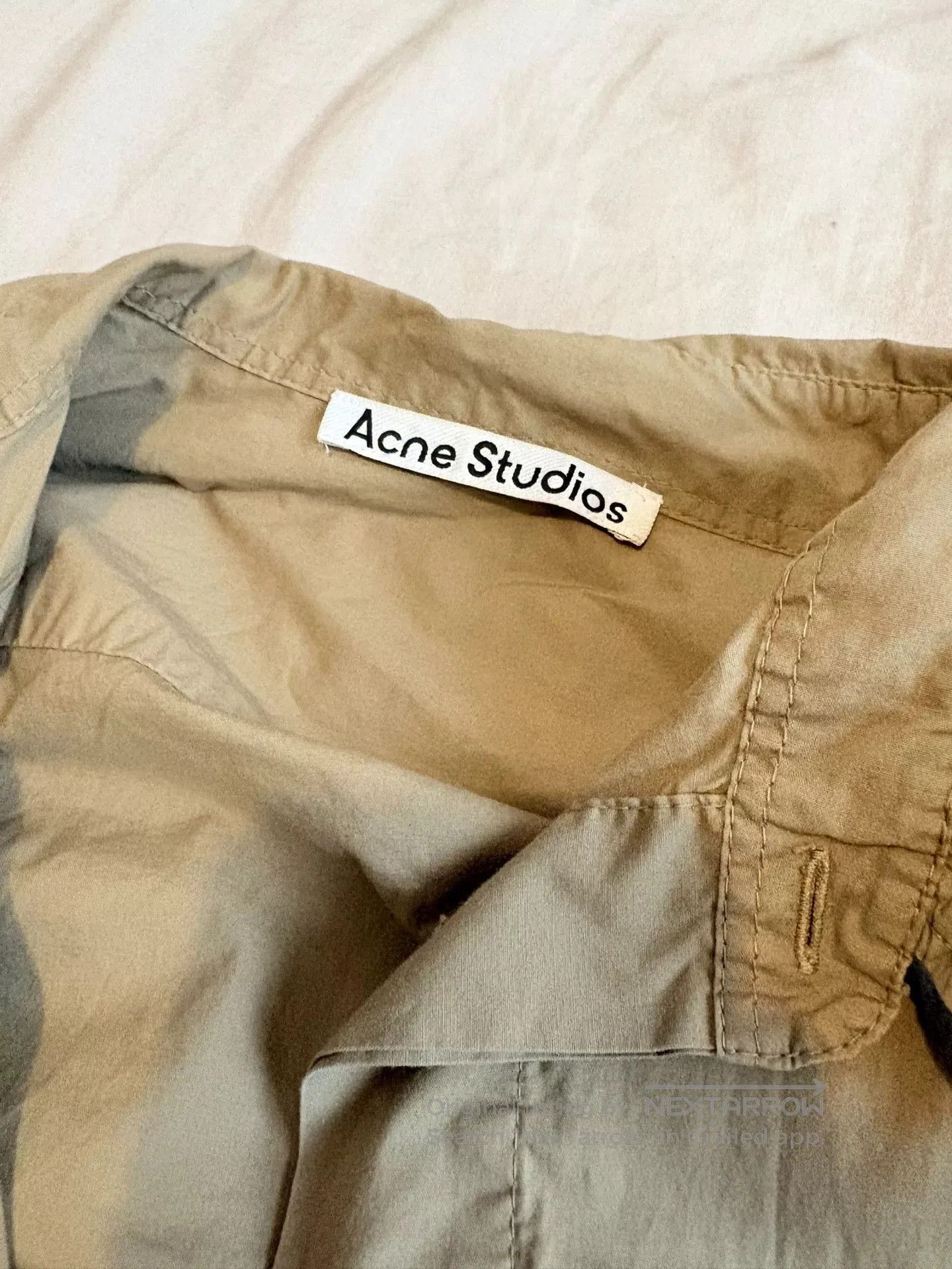 Acne Studios Acne Studios Khaki Cargo Shirt. Size US XL / EU 56 / 4 - 2 Thumbnail