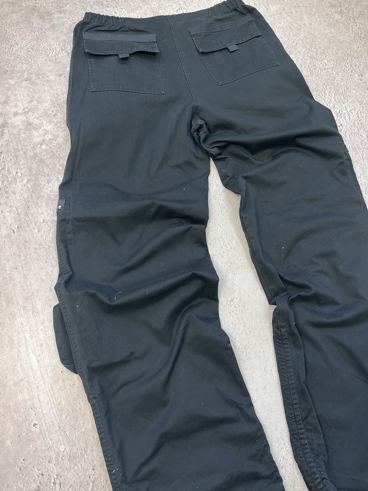 Japanese Brand × Junya Watanabe Y2K Vintage Streetwear black Camo Cargo Baggy Jeans sh Size US 31 - 10 Thumbnail