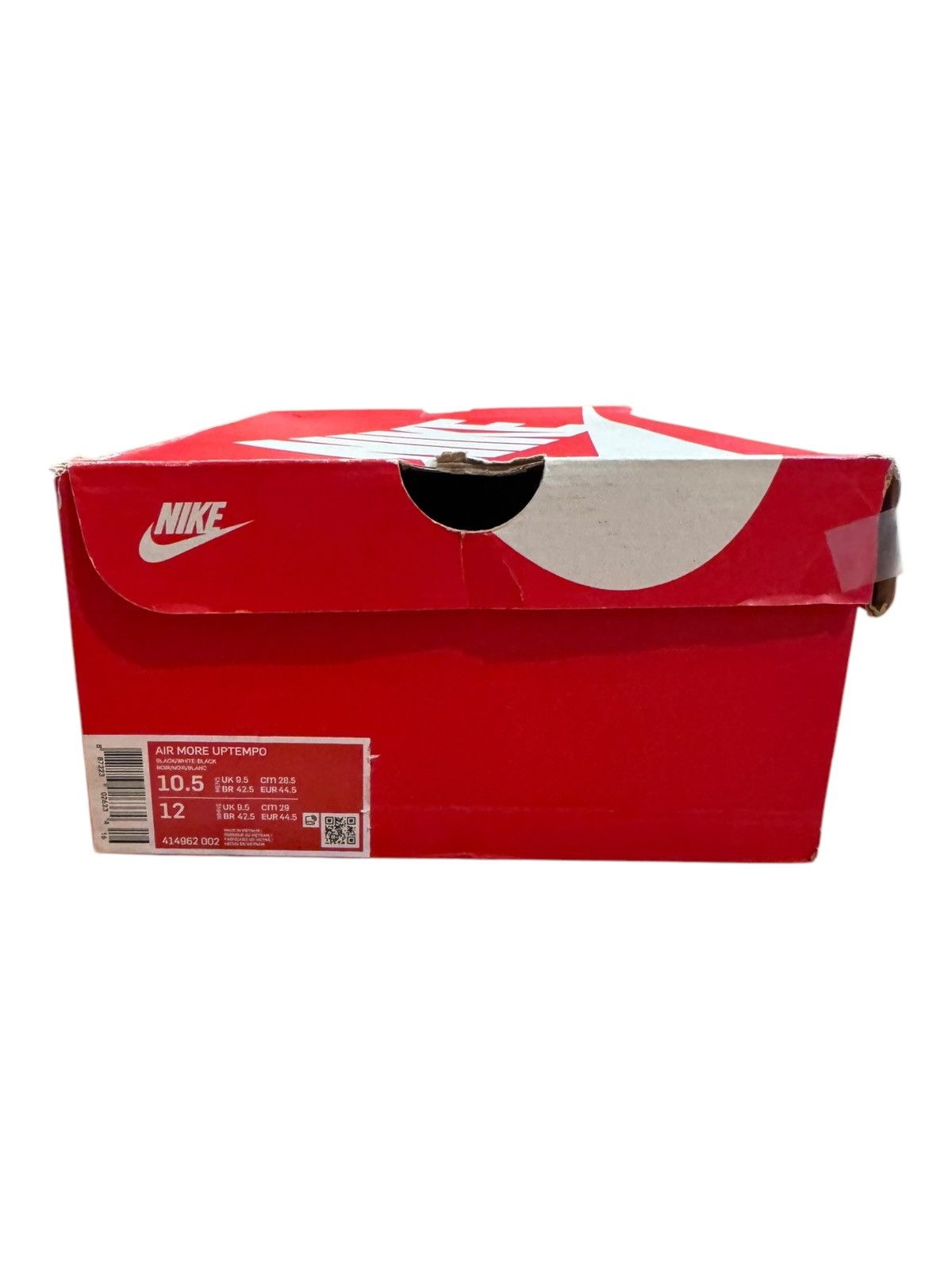 Nike Nike Air More Uptempo ‘Black White’ Size US 10.5 / EU 43-44 - 9 Thumbnail